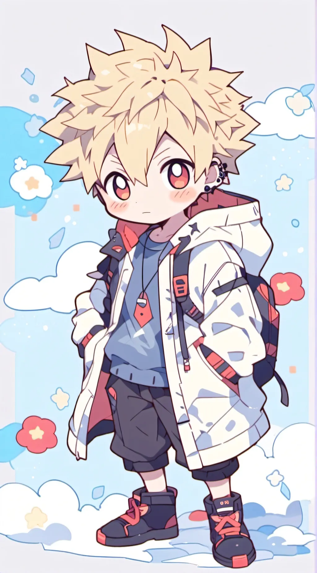 ai character: MHA (baby version) background