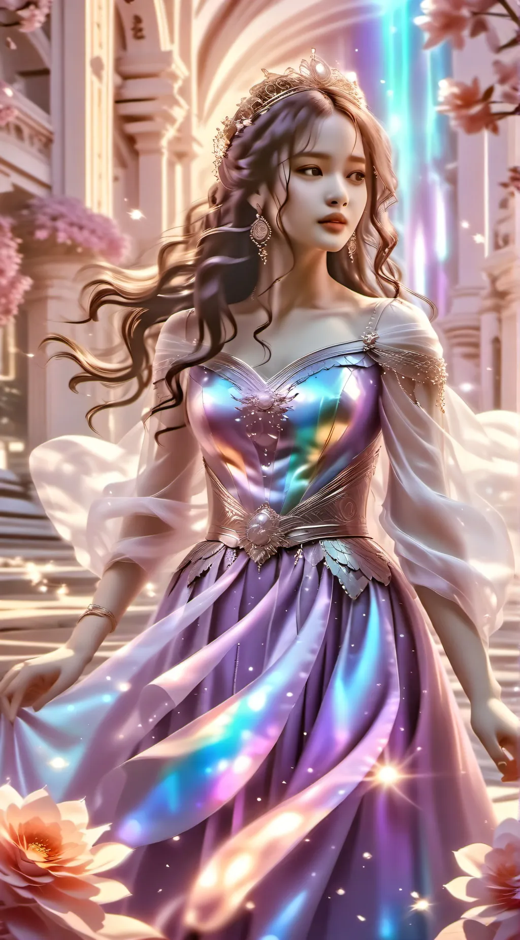 ai character: amelia  background