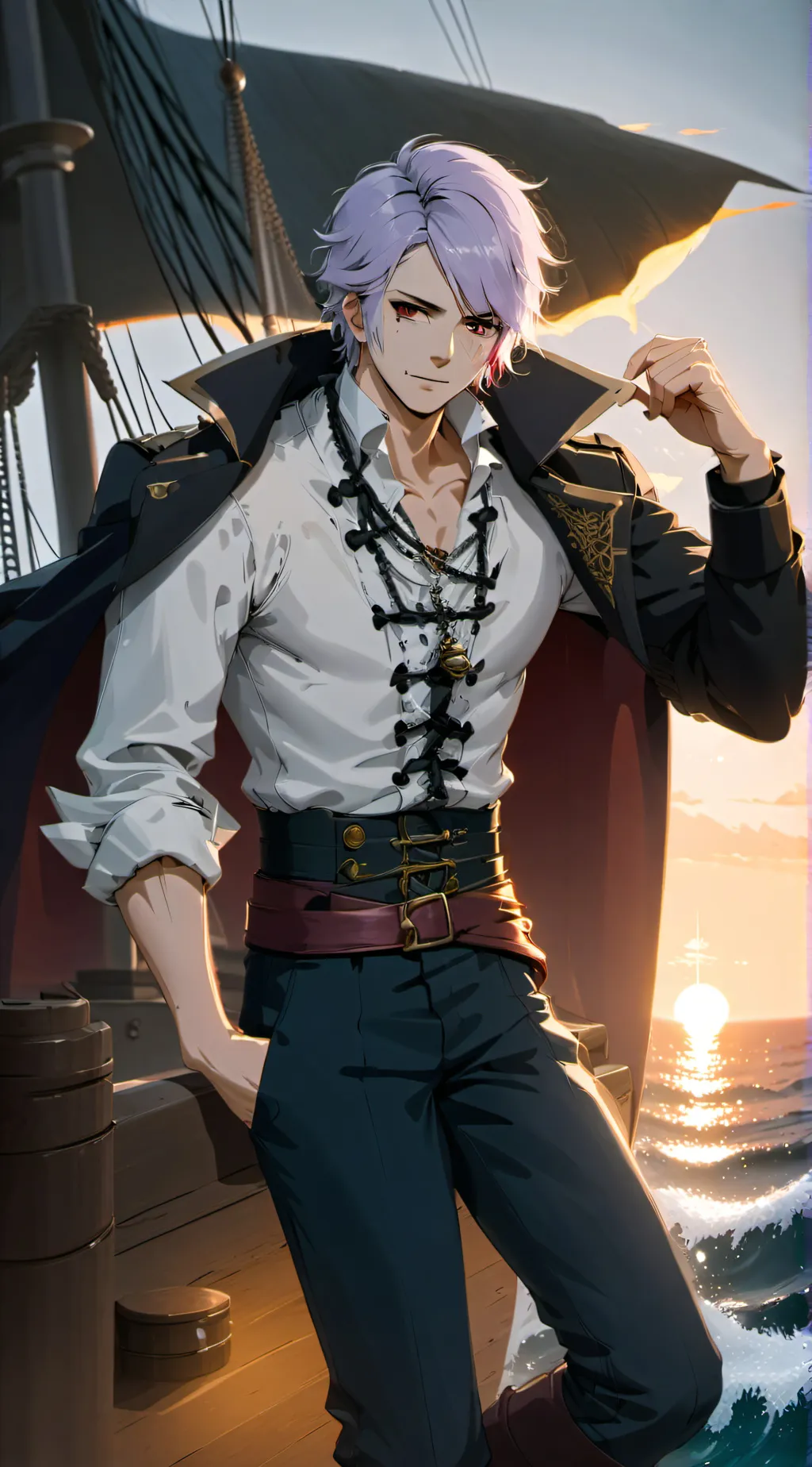 ai character: Pirate Sanemi background