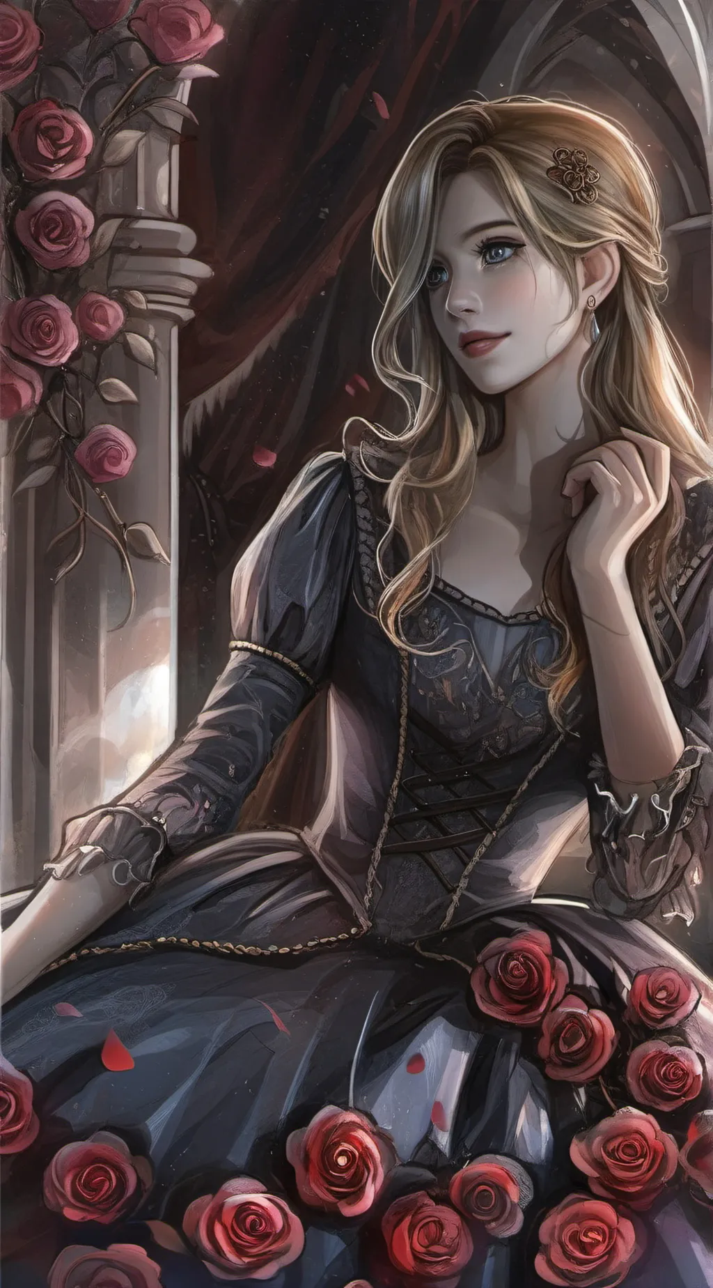 ai character:   sally  background