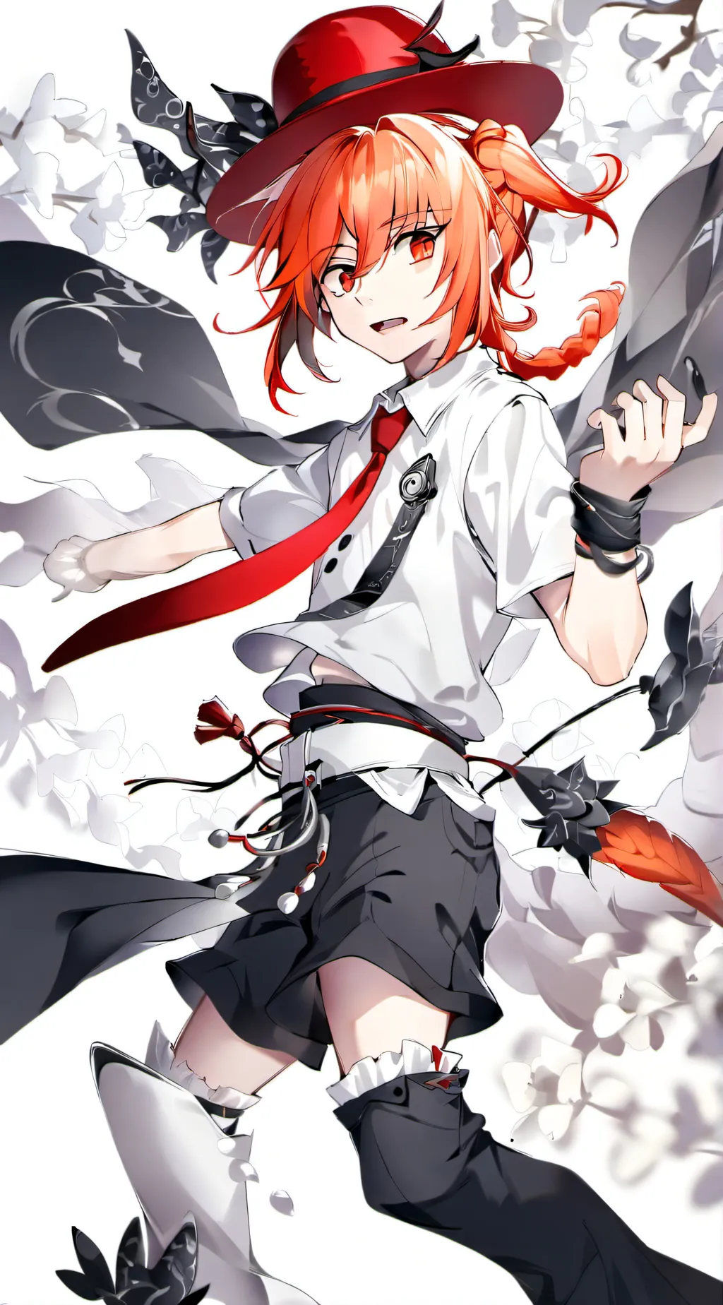 ai character: brick background