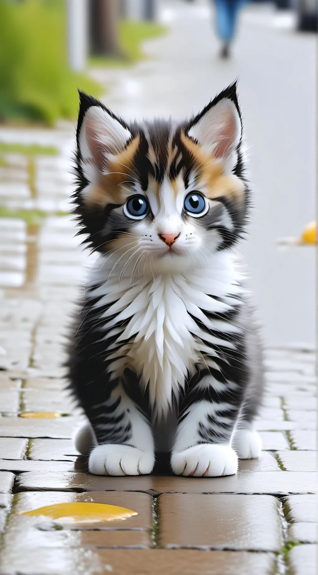 ai character: cats background