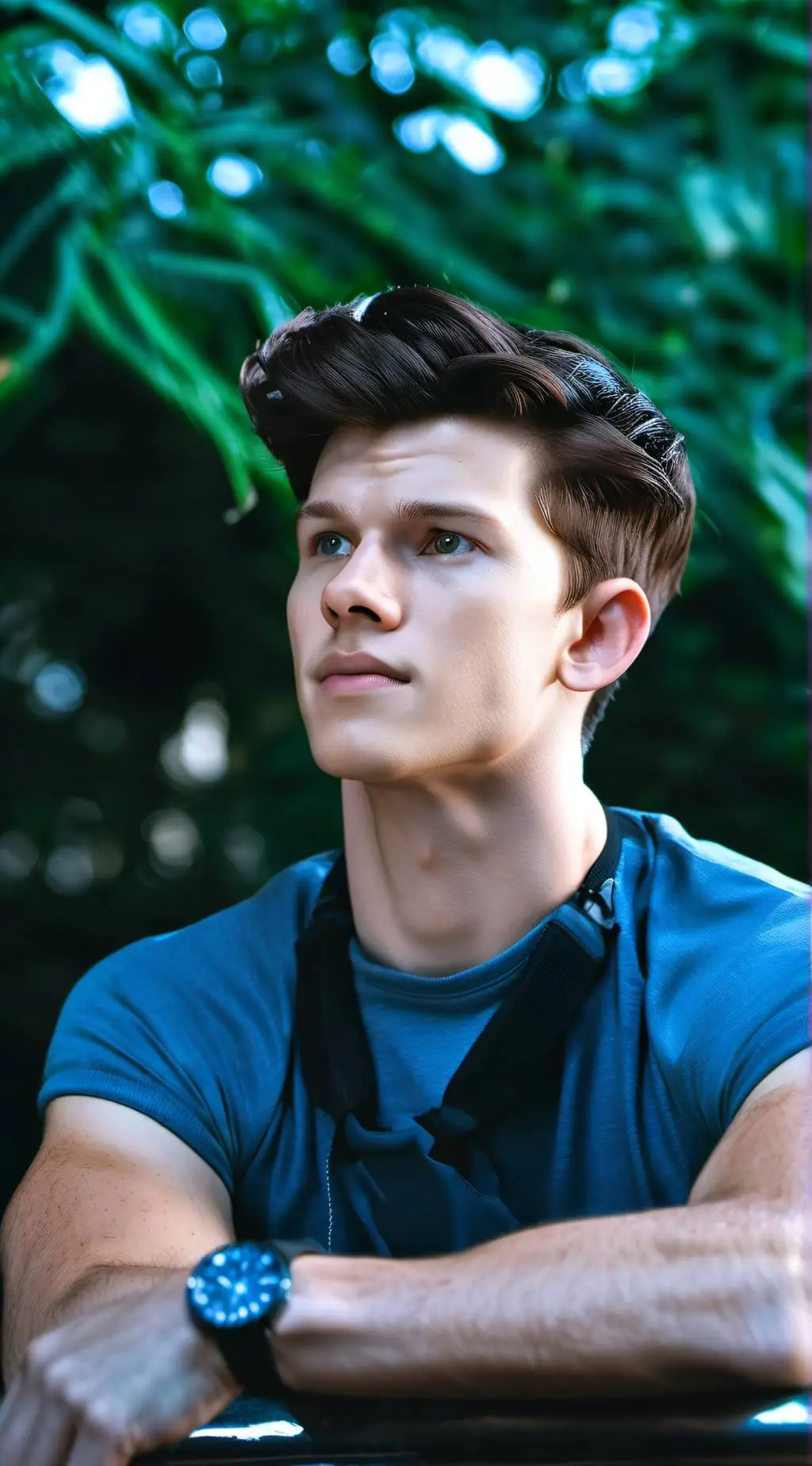 ai character: James brown  background