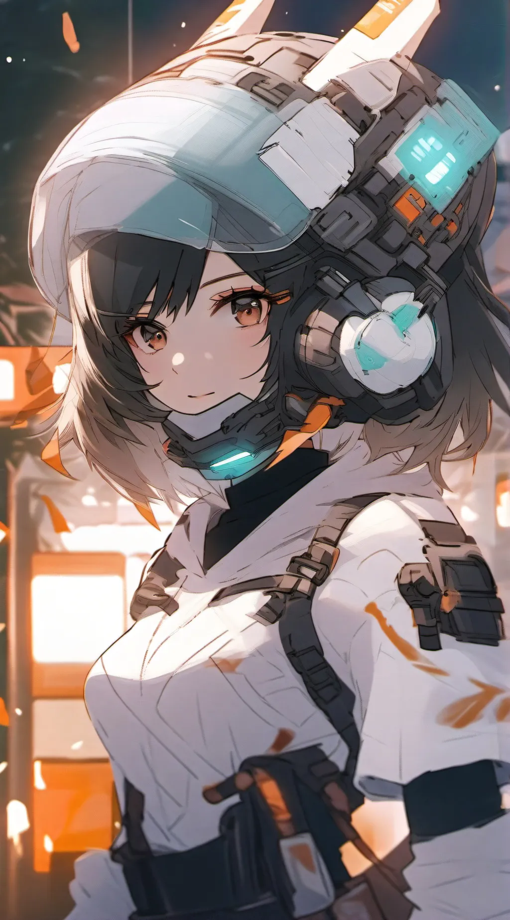 ai character: protogen fursuit background