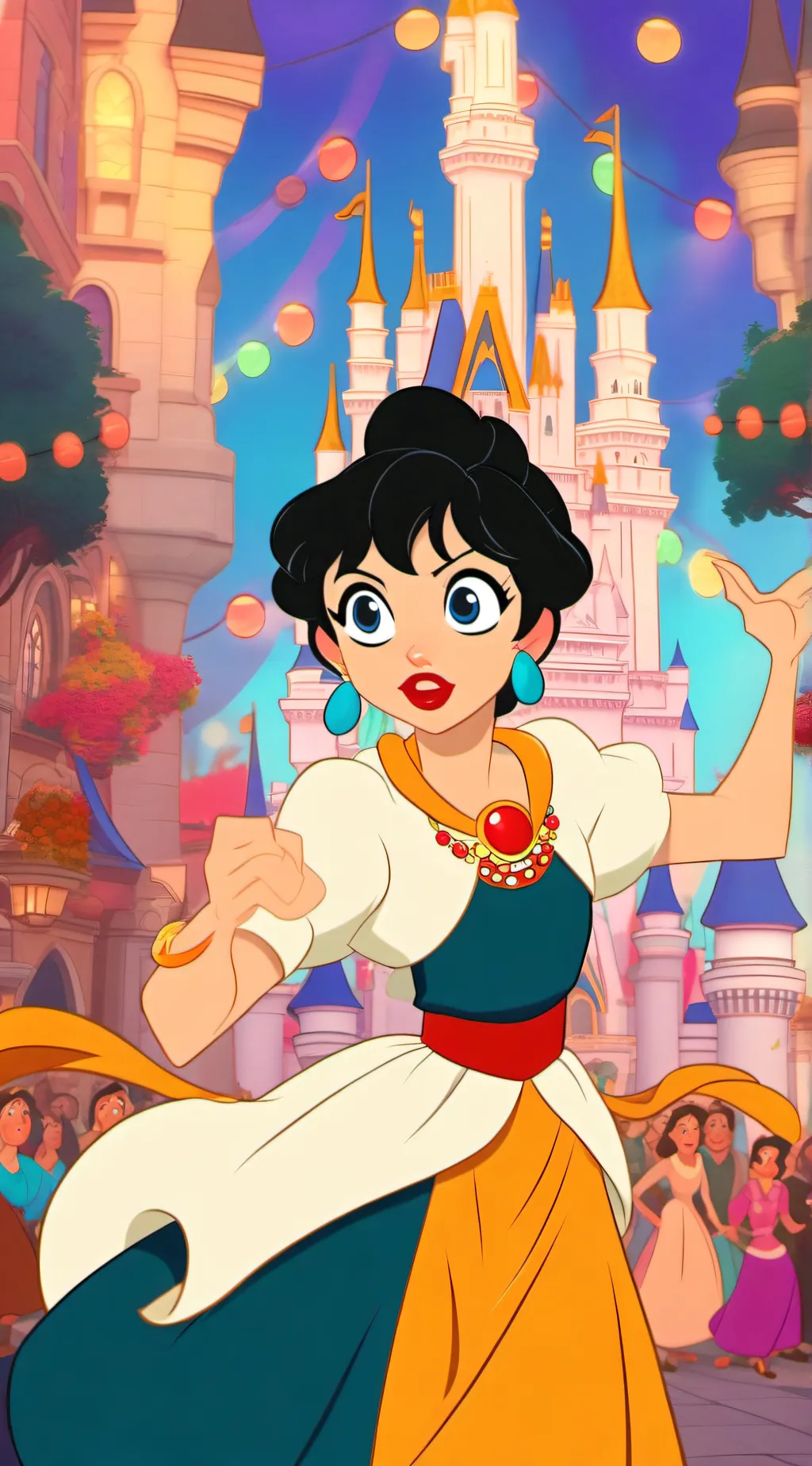 ai character: princess? background