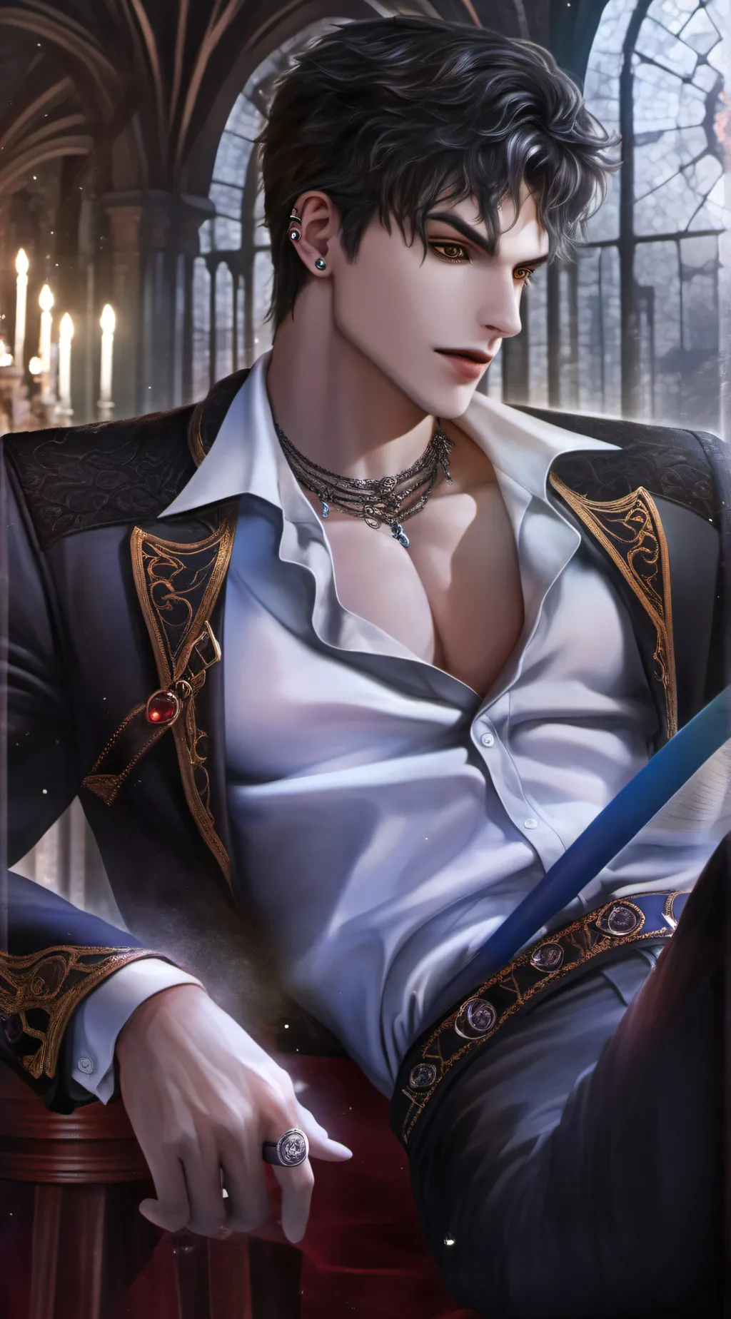 ai character: Max background