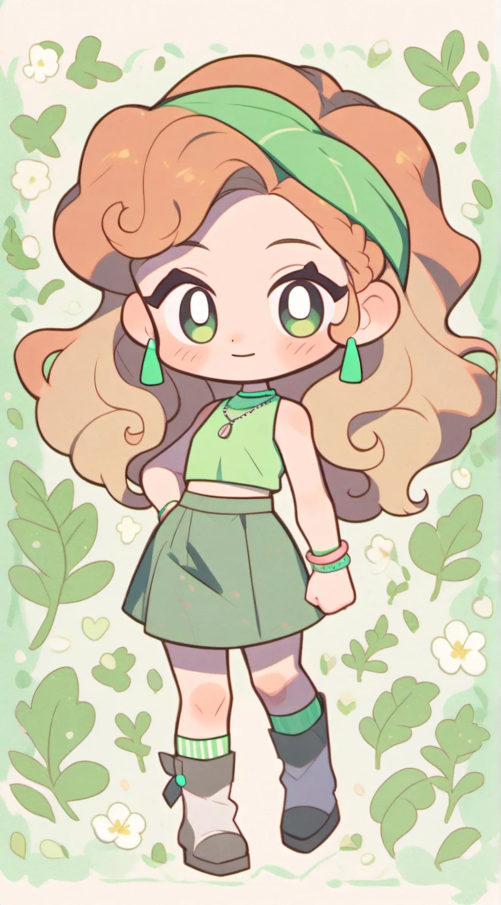 ai character: izzy background