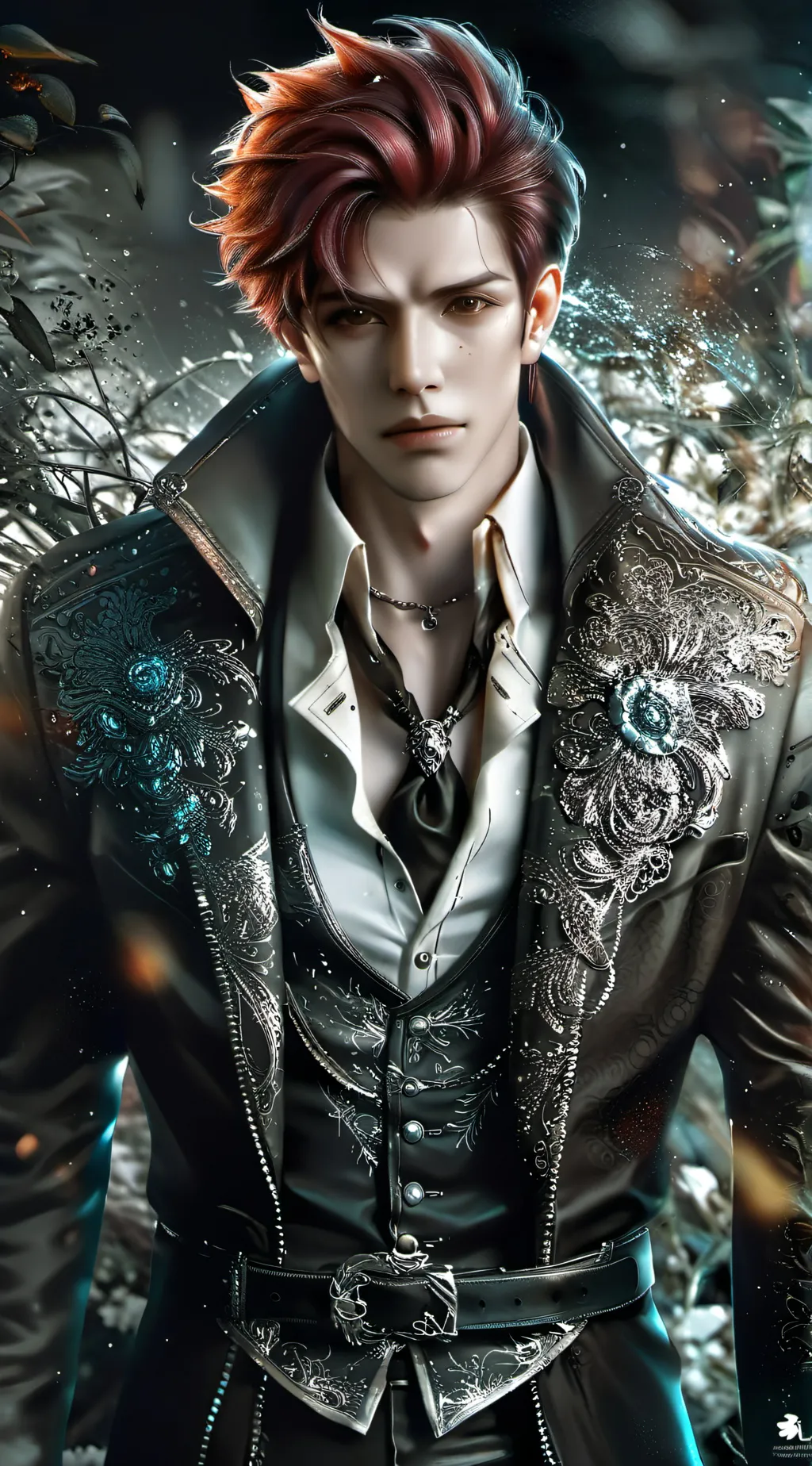 ai character: finisah the lyric background