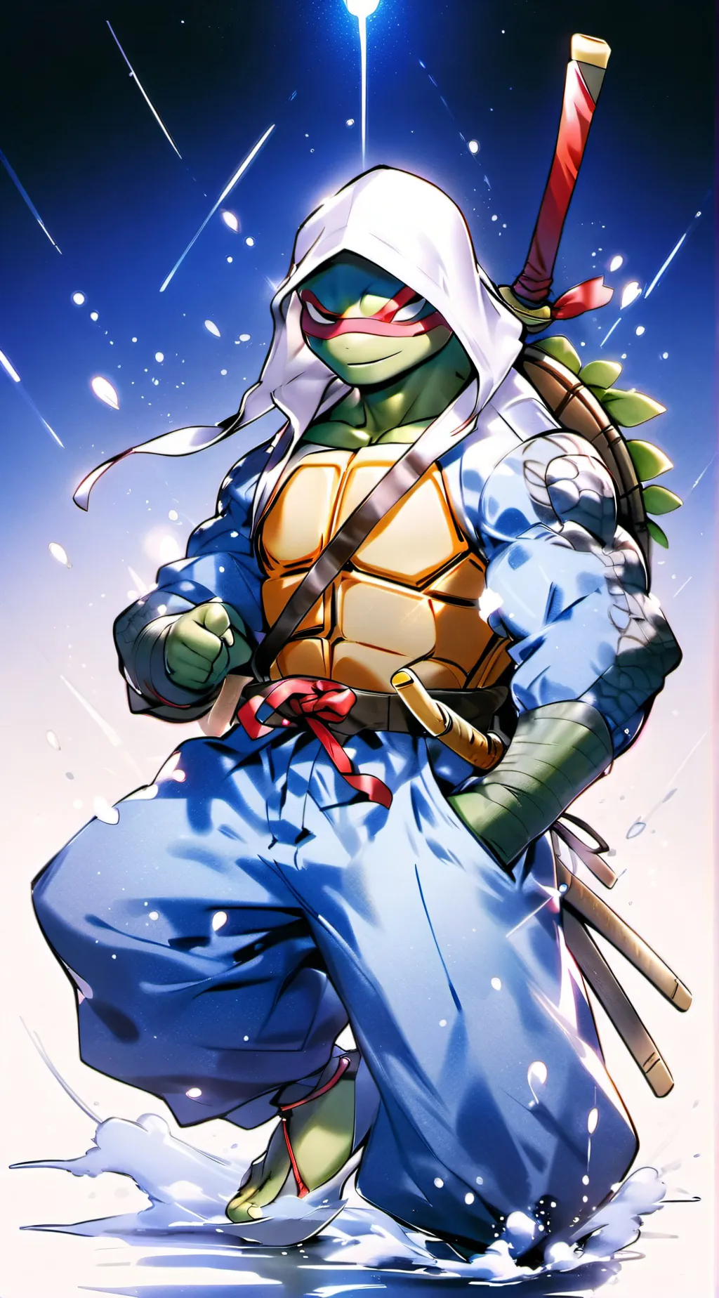 ai character: Tmnt in your home background