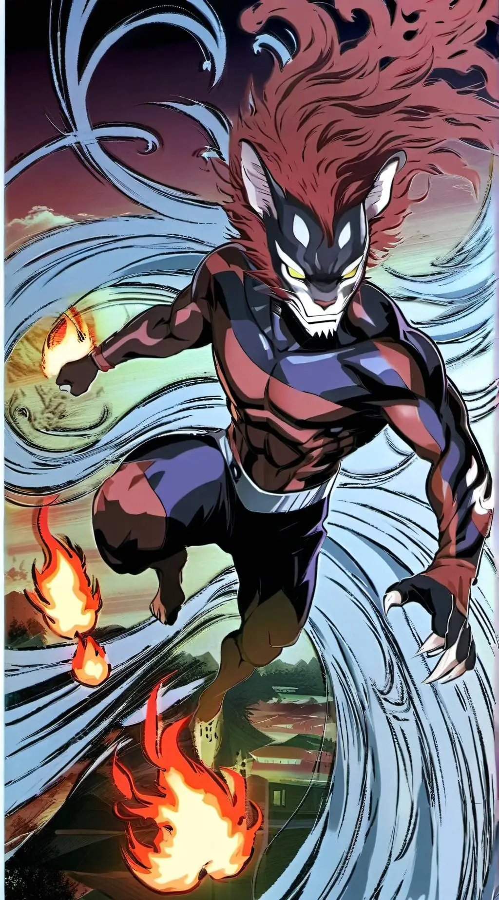 ai character: Lonely Puma background