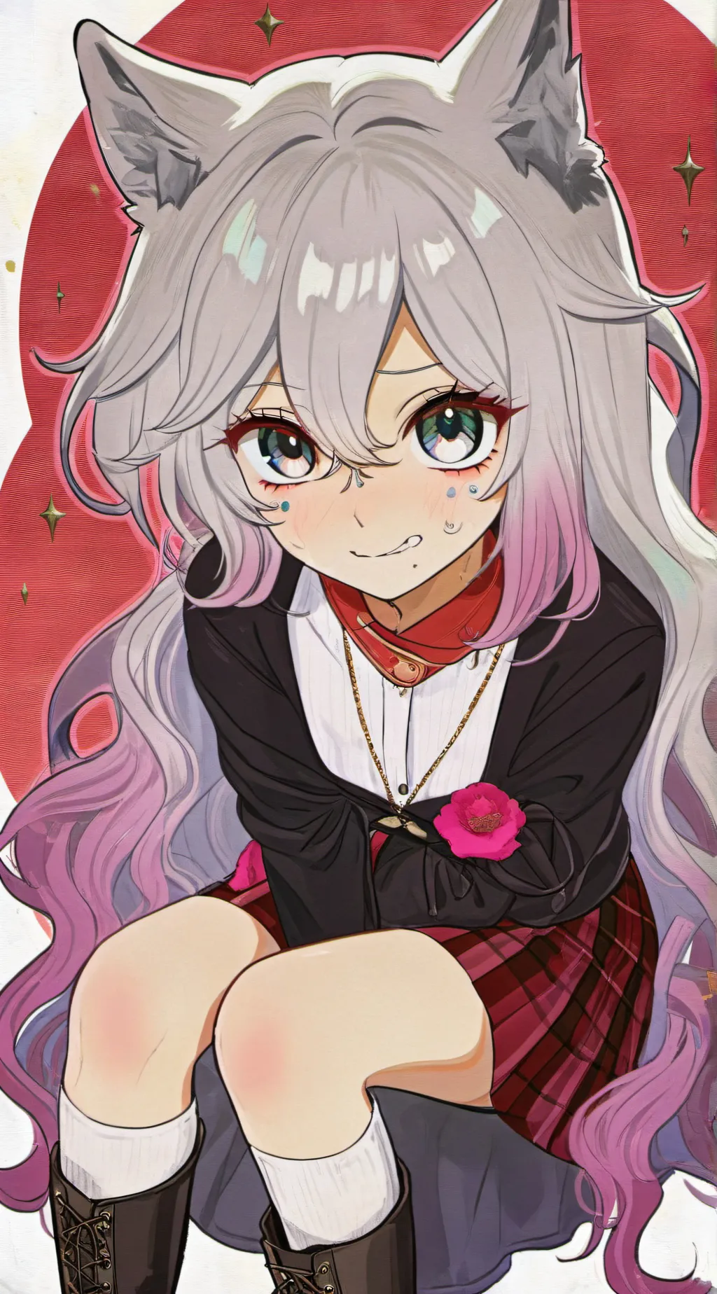 ai character: HH (Candy my oc) background