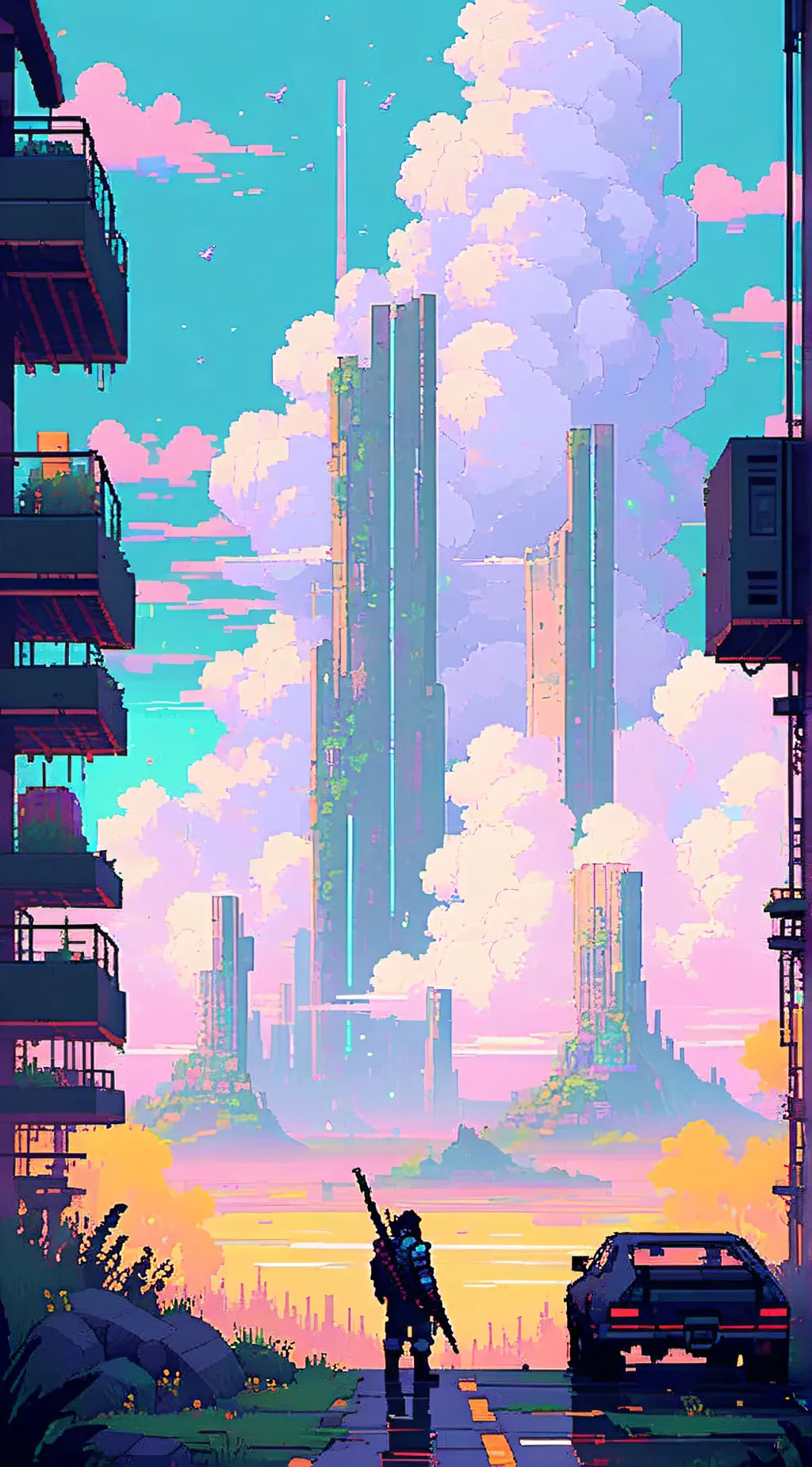 ai character: Fall-out x HH background