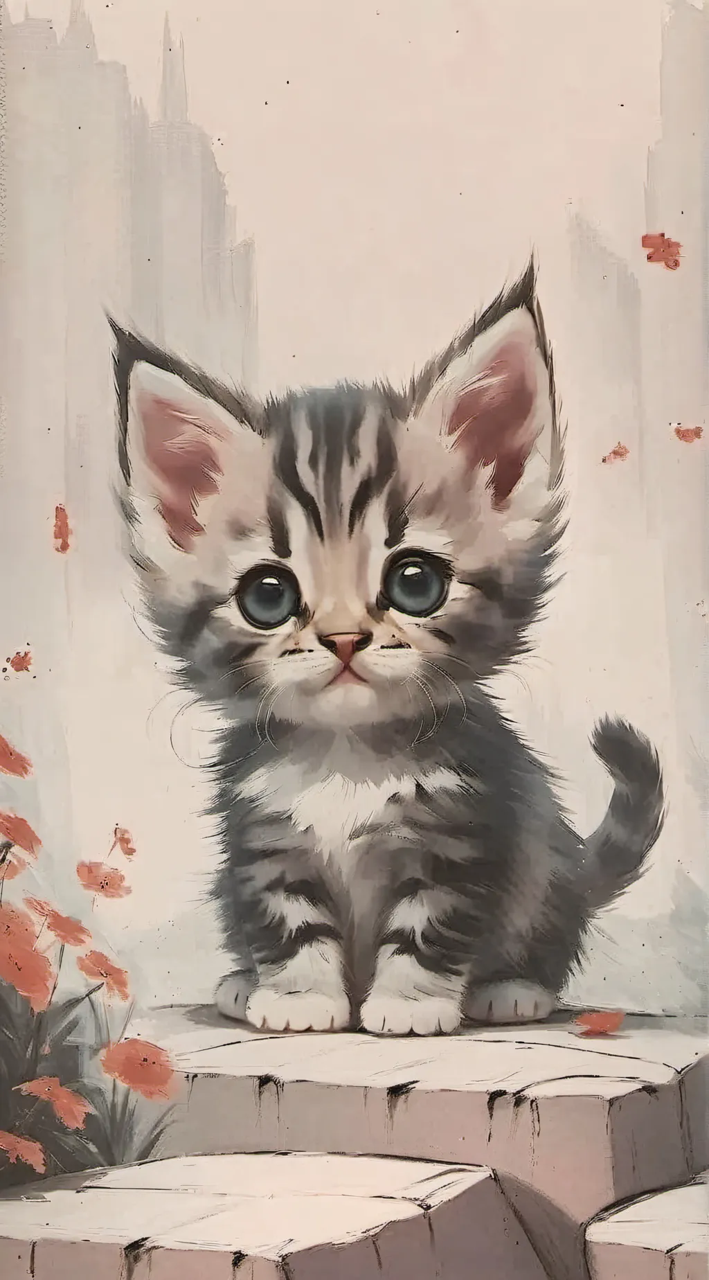 ai character: Kitten background