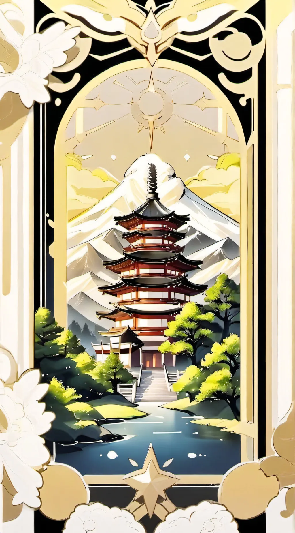 ai character: Muzan Yoriichi Kok background