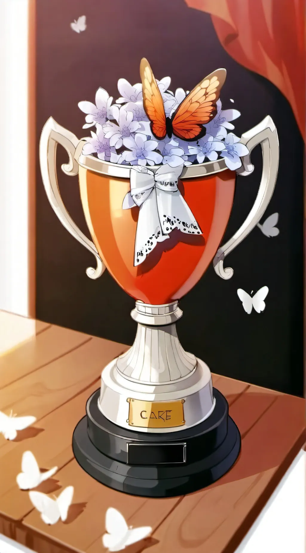 ai character: your friend trophy background