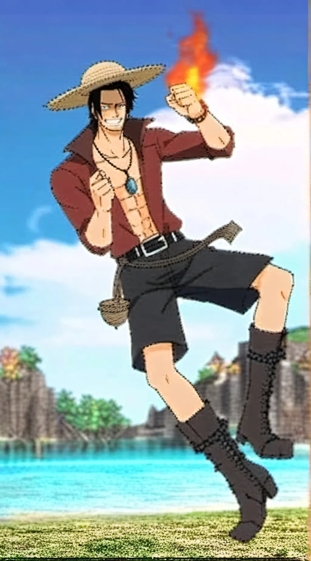 ai character: Ace- background