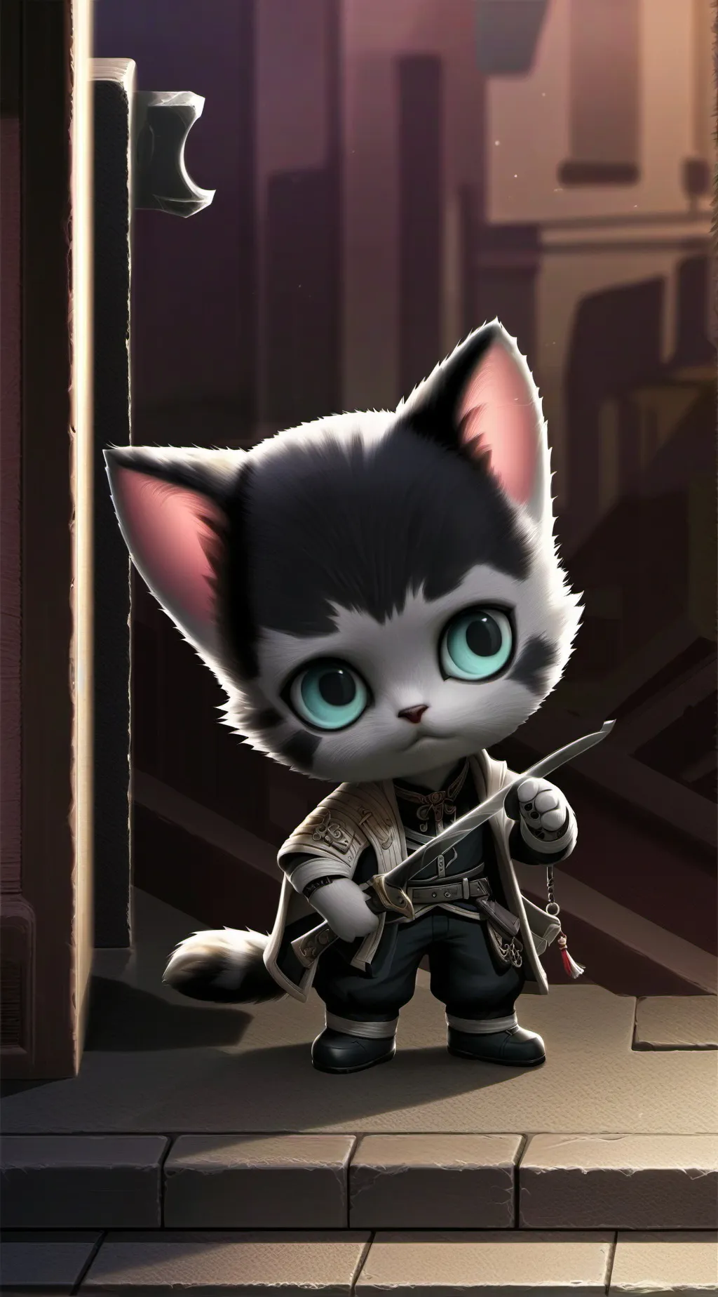 ai character: 卍you卍 background