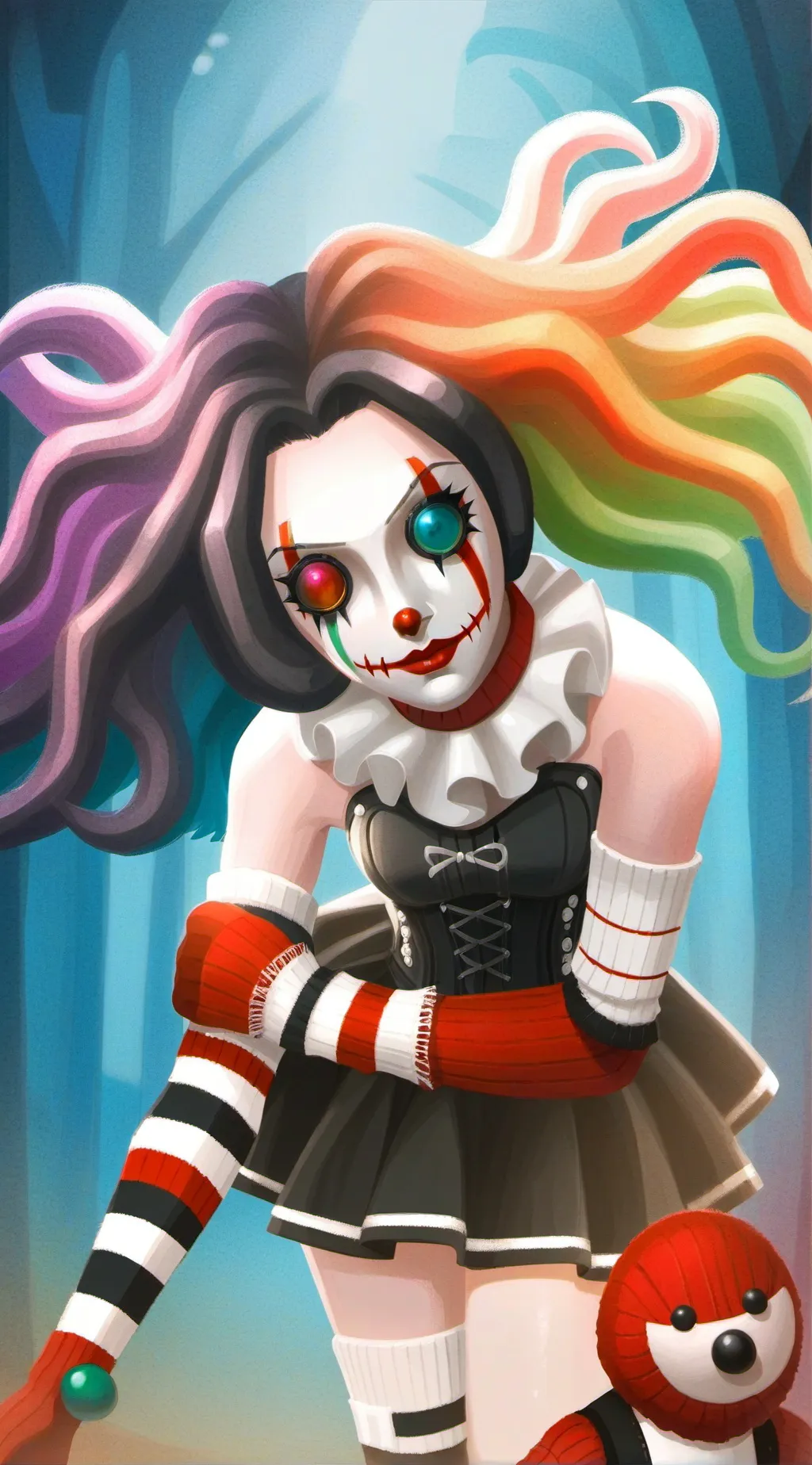 ai character: Crazygirl background