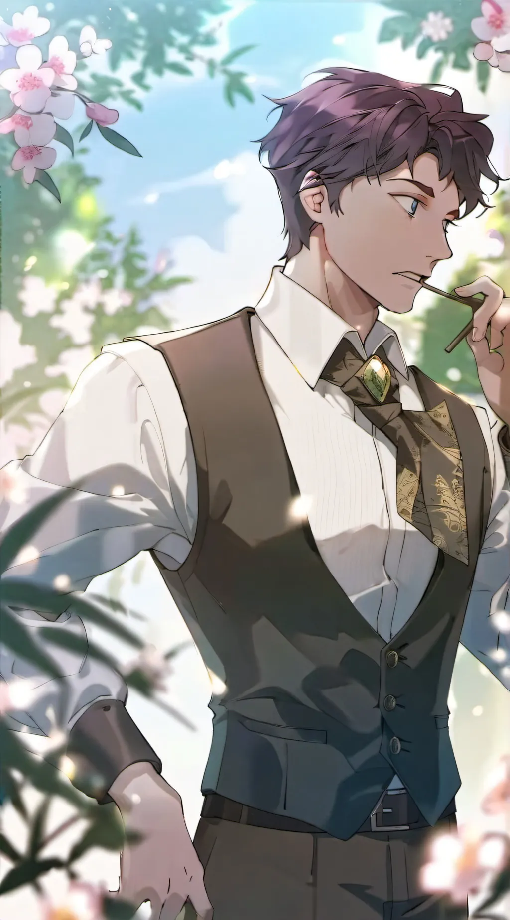 ai character: Theo  background