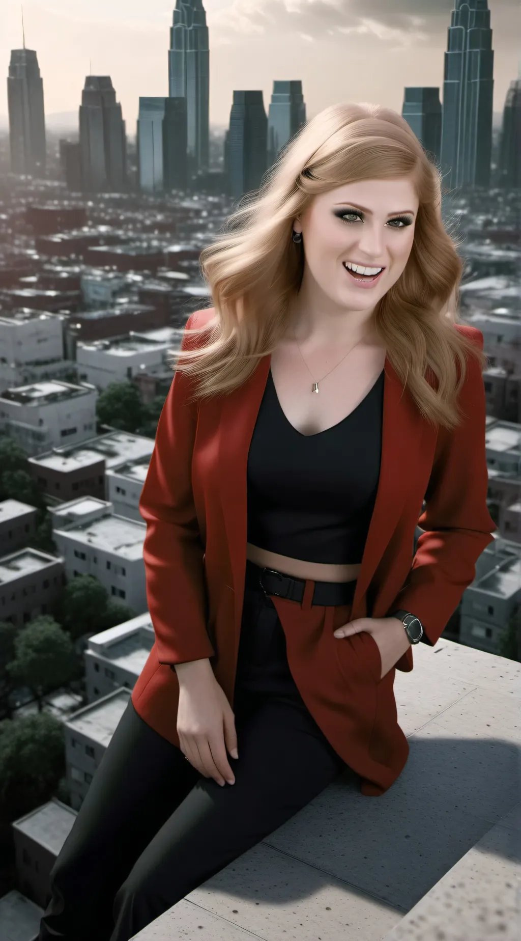 ai character: Meghan Trainor background