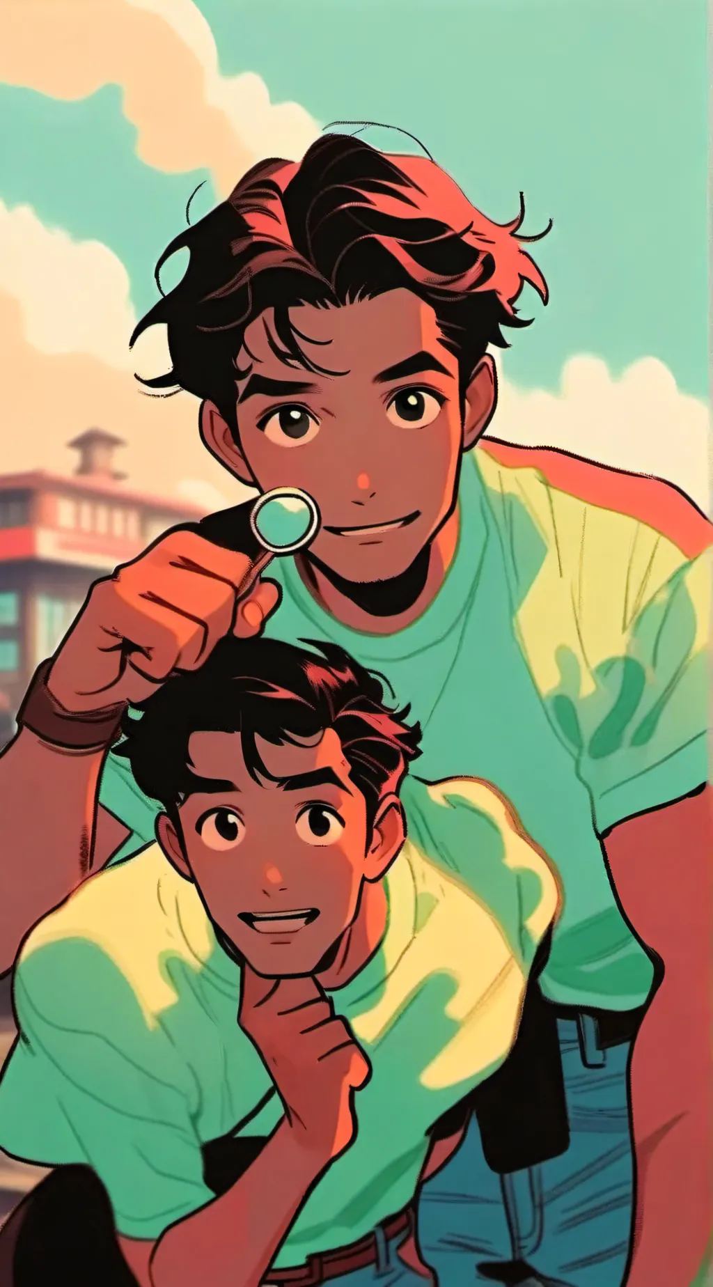 ai character: Mike and jo background