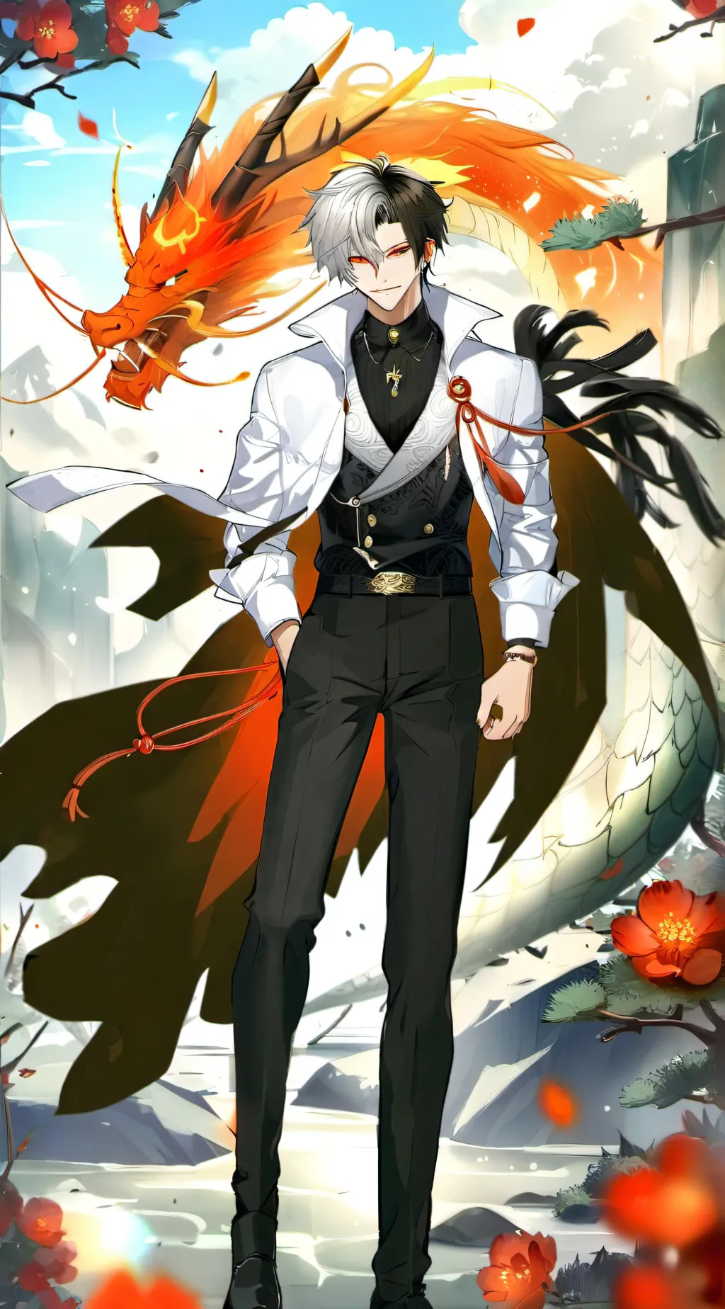 ai character: Ryuga background