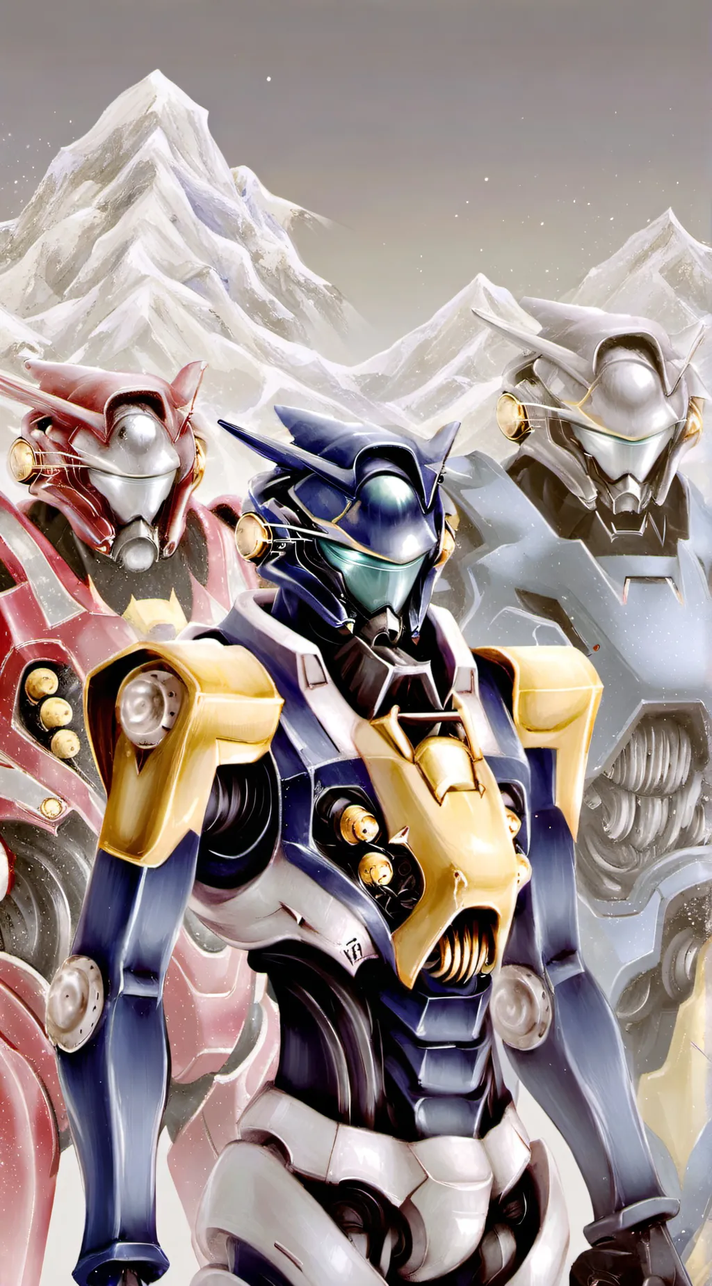 ai character: four jeagers background