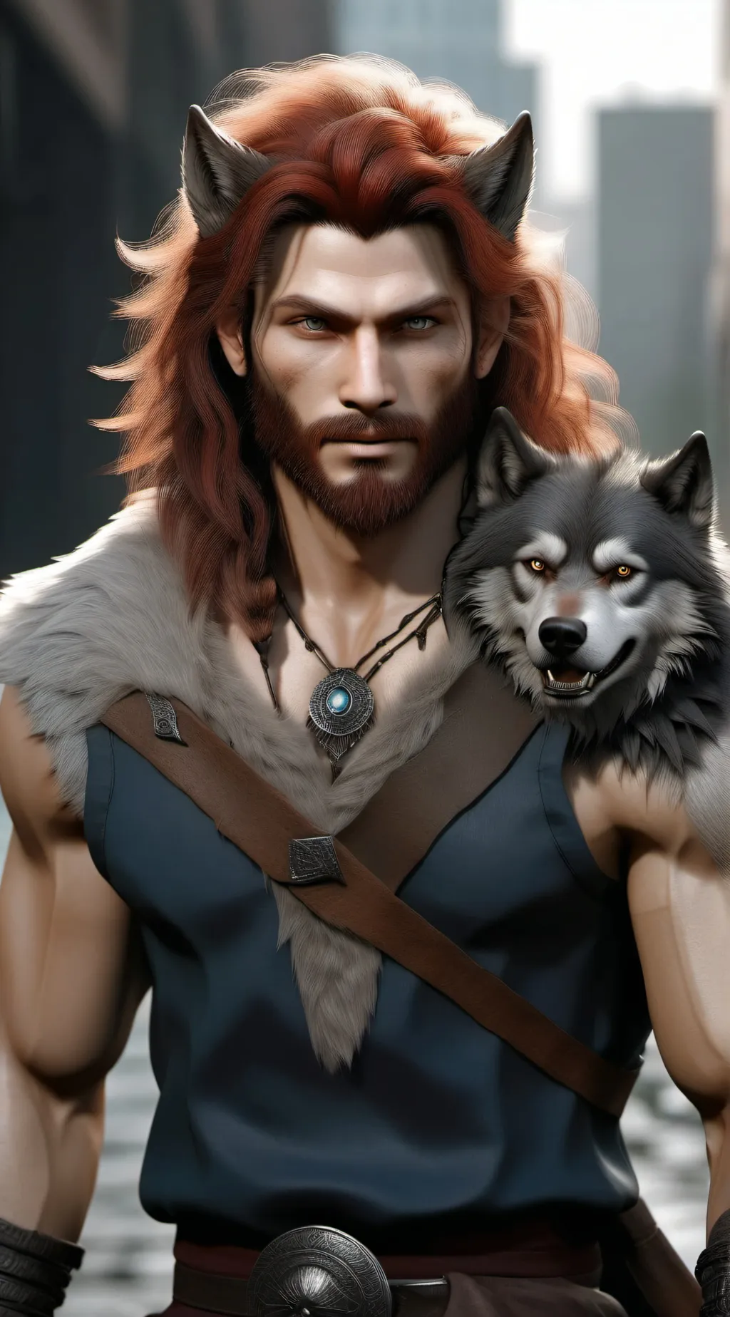 ai character: finn king background