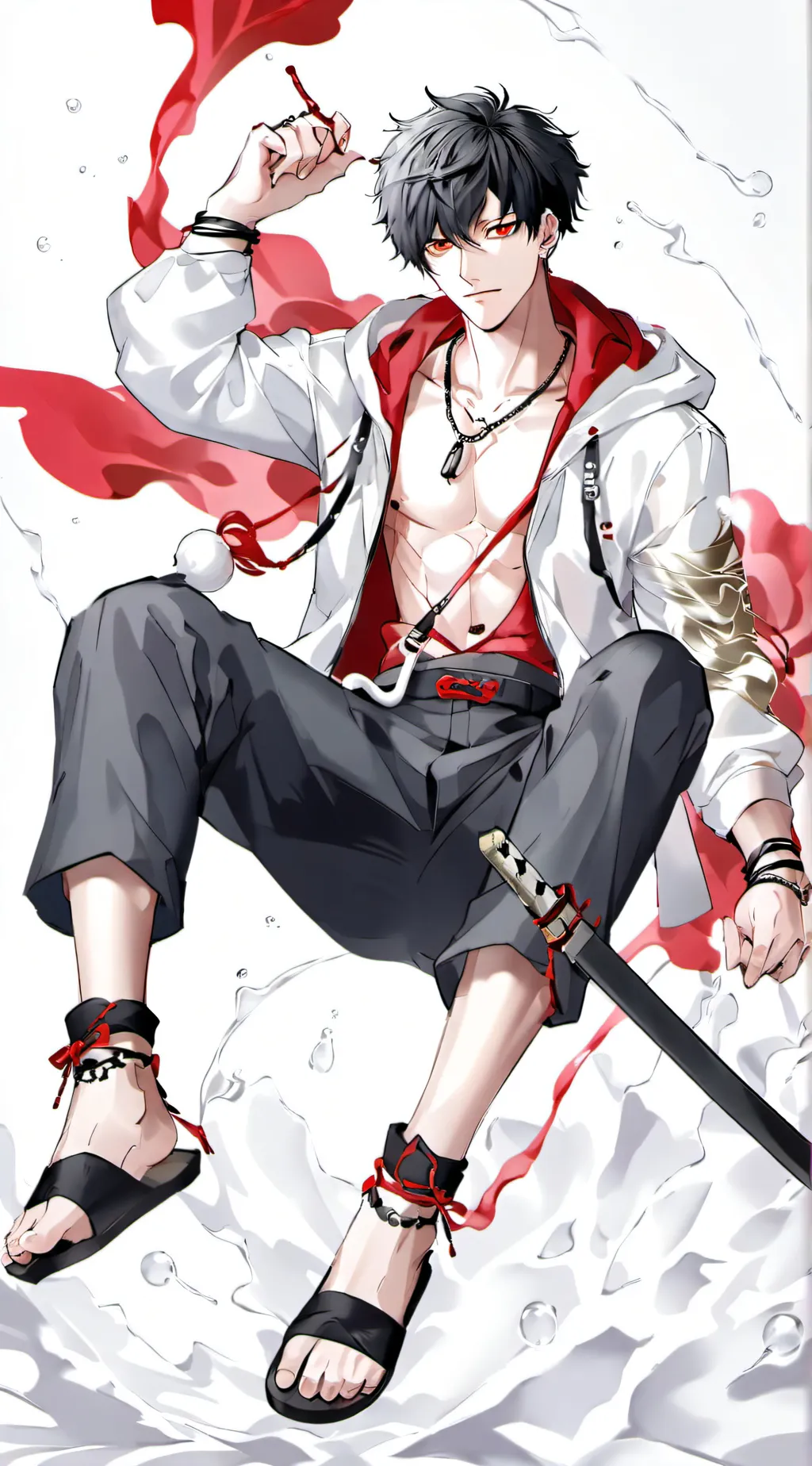 ai character: gojo satoru background