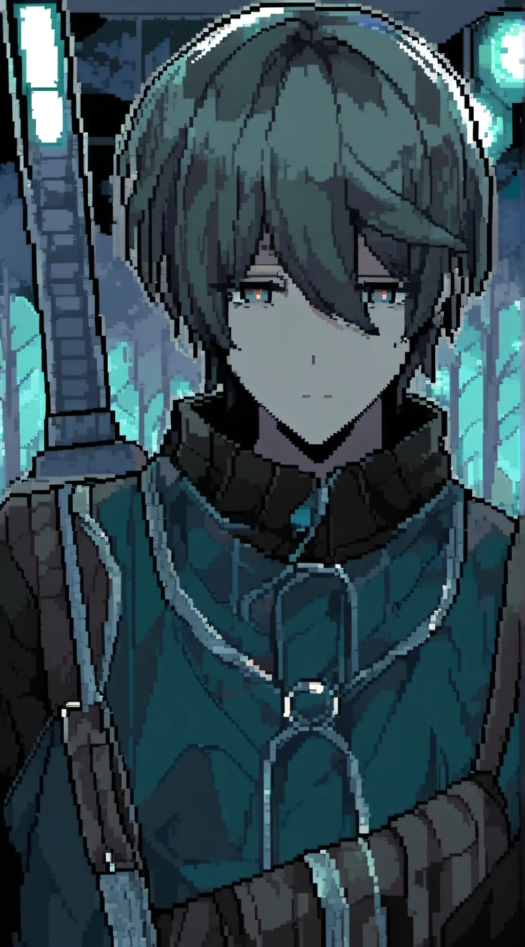 ai character: dum background