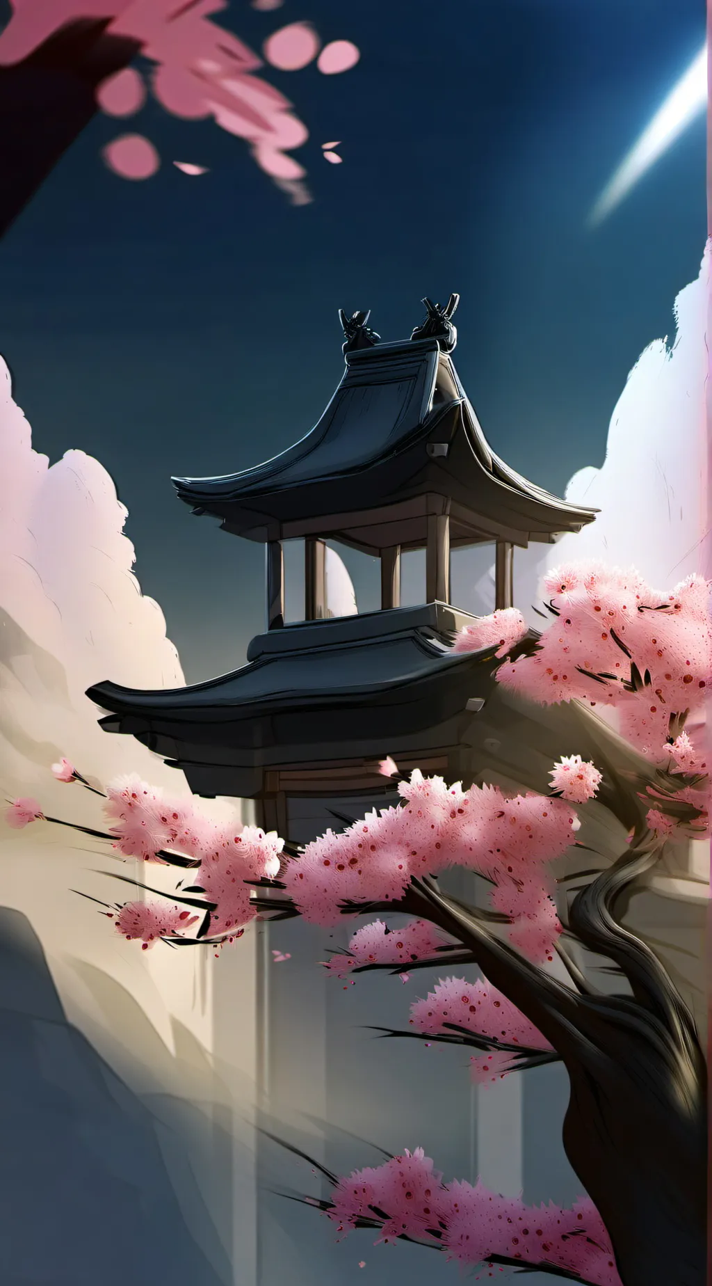 ai character: Tokoyami  background