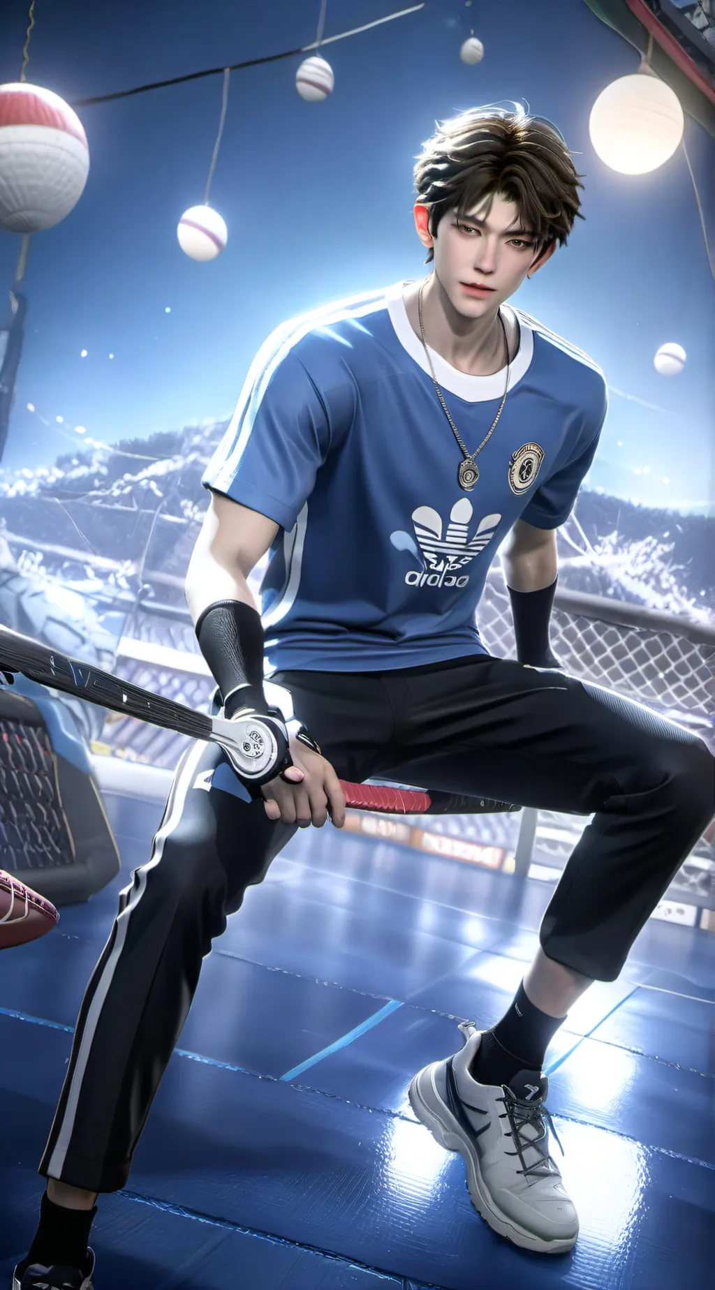 ai character: Alan :)  background