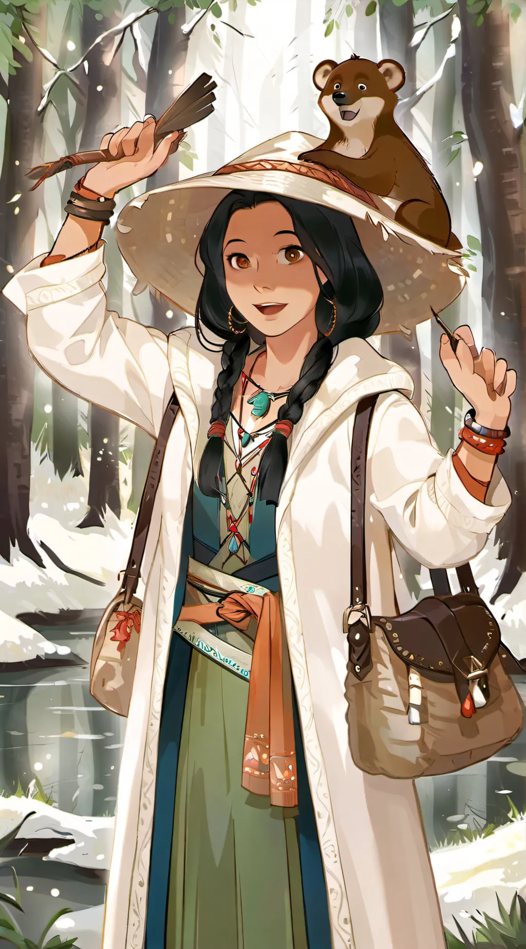 ai character: nita  background