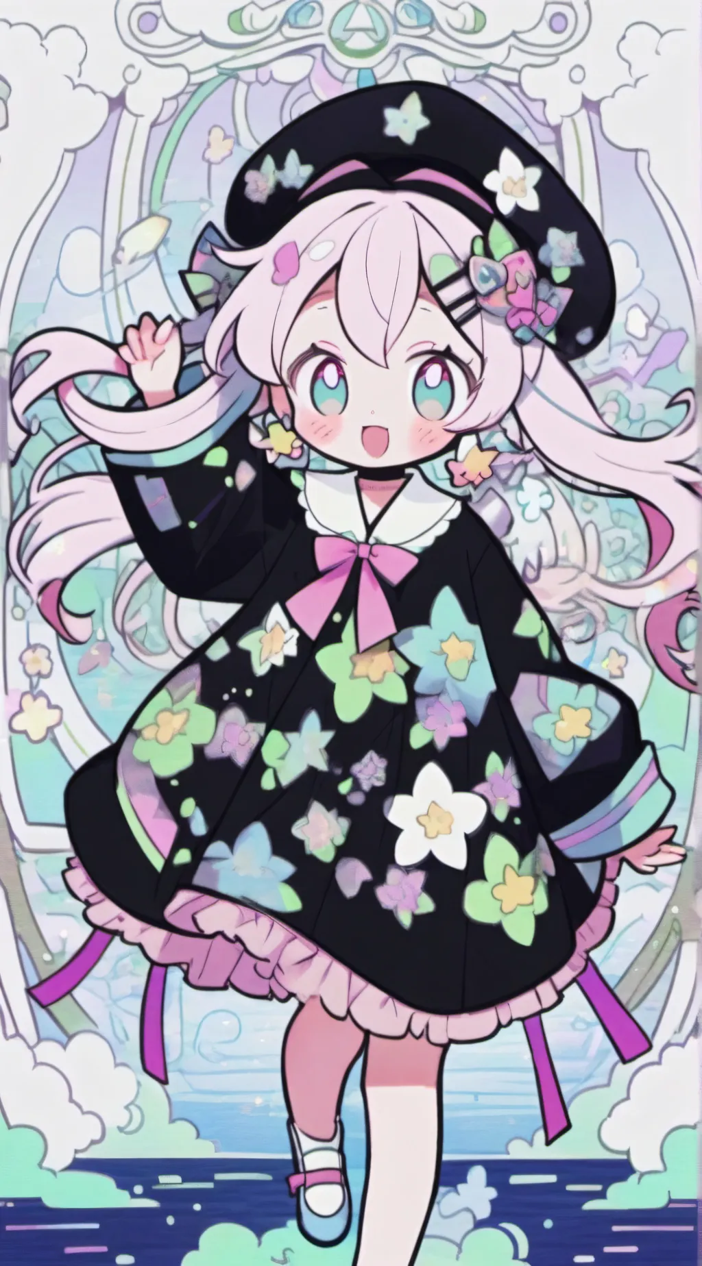 ai character: sylvieon background