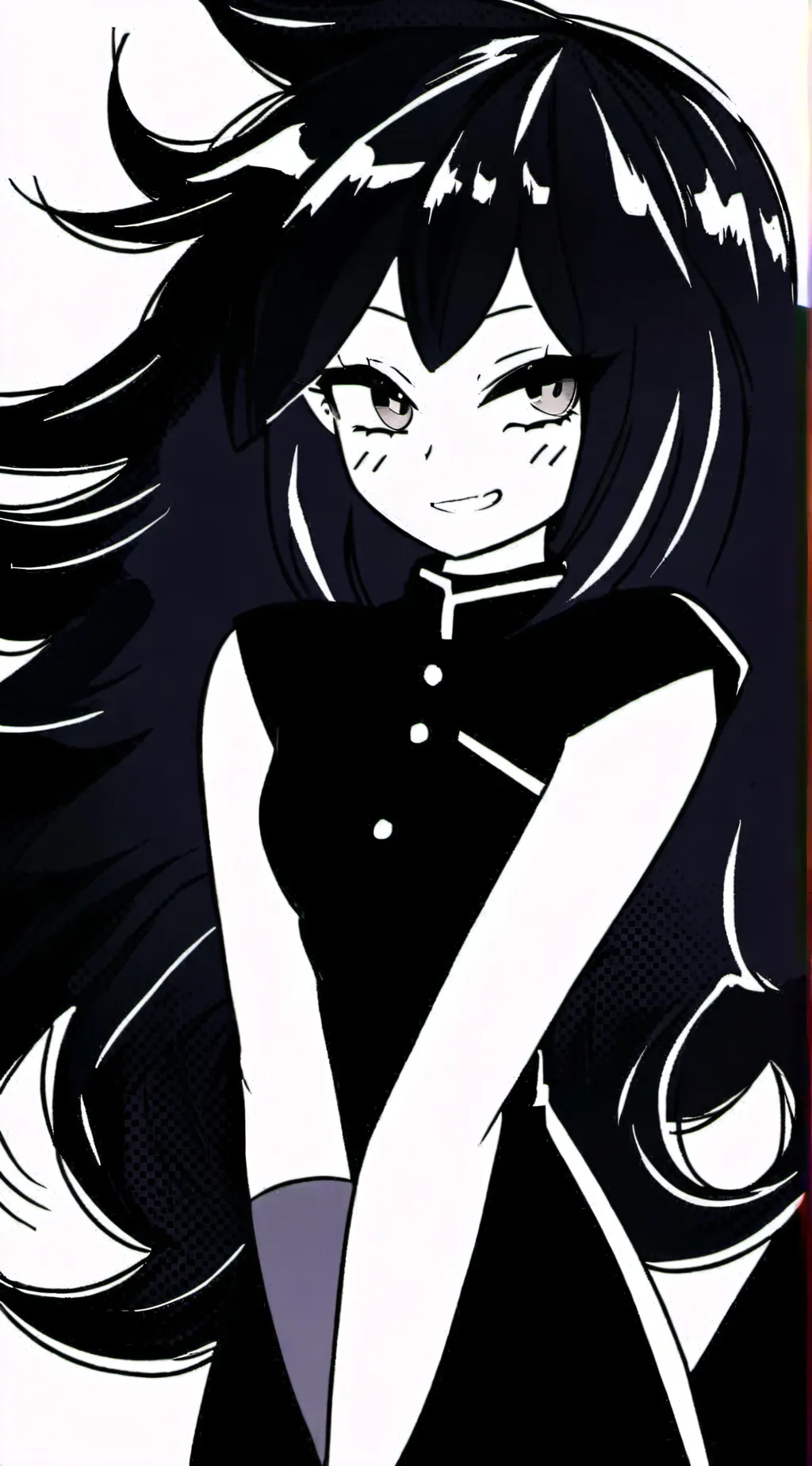 ai character: Miss circle background