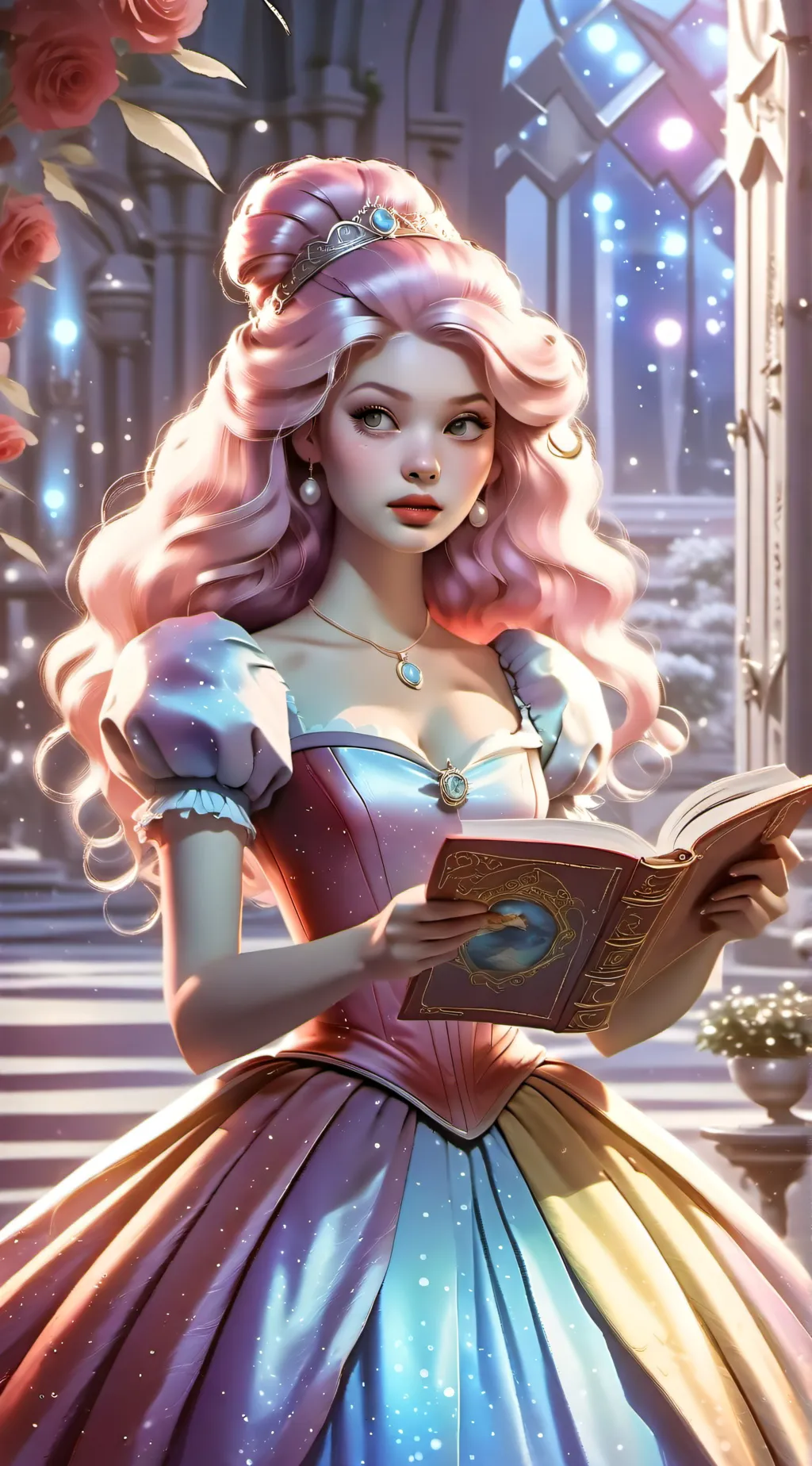 ai character: the rise of red  background