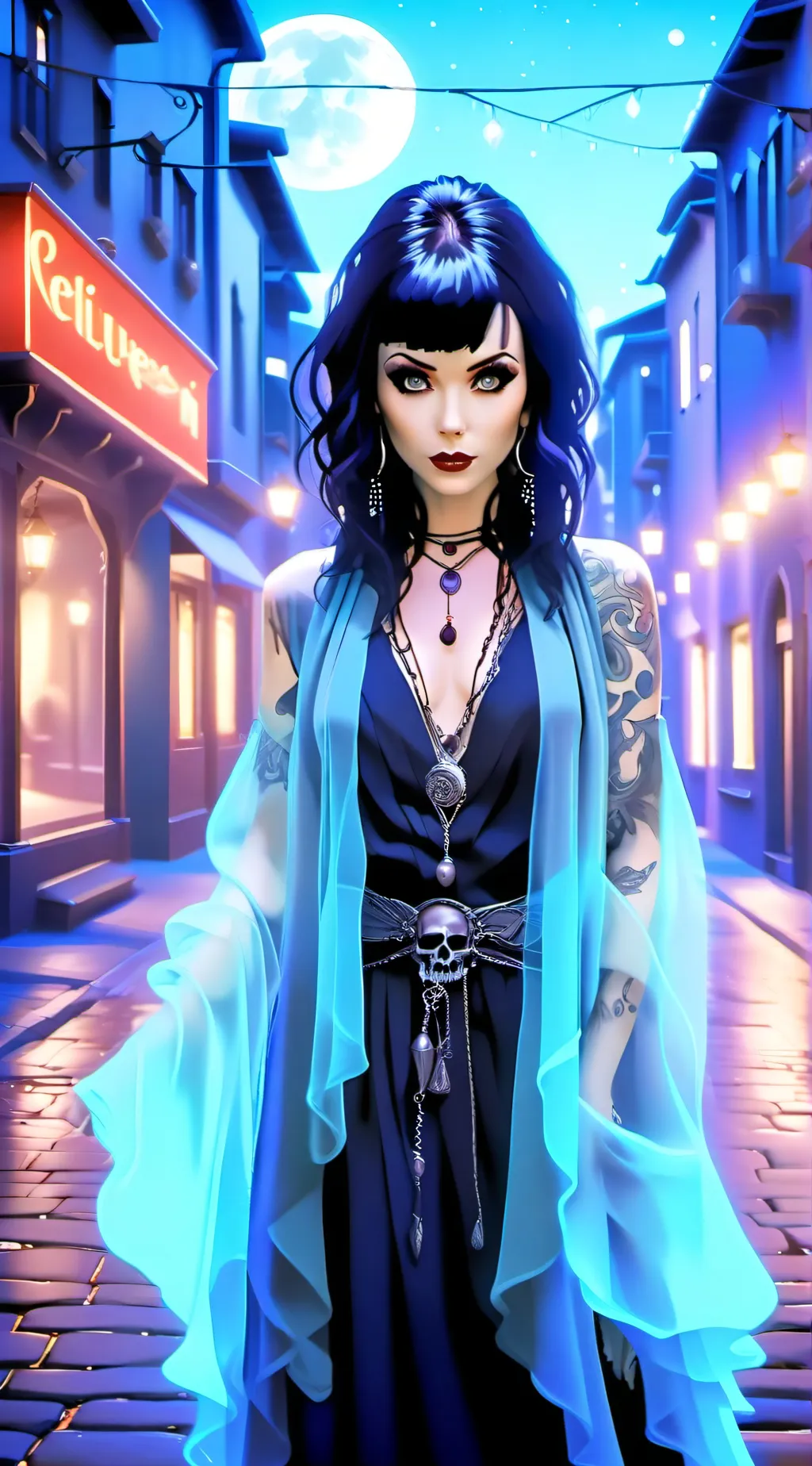 ai character: Nyx background