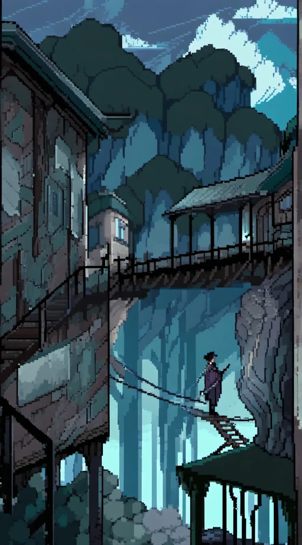 ai character: Kny + Yandere sim background