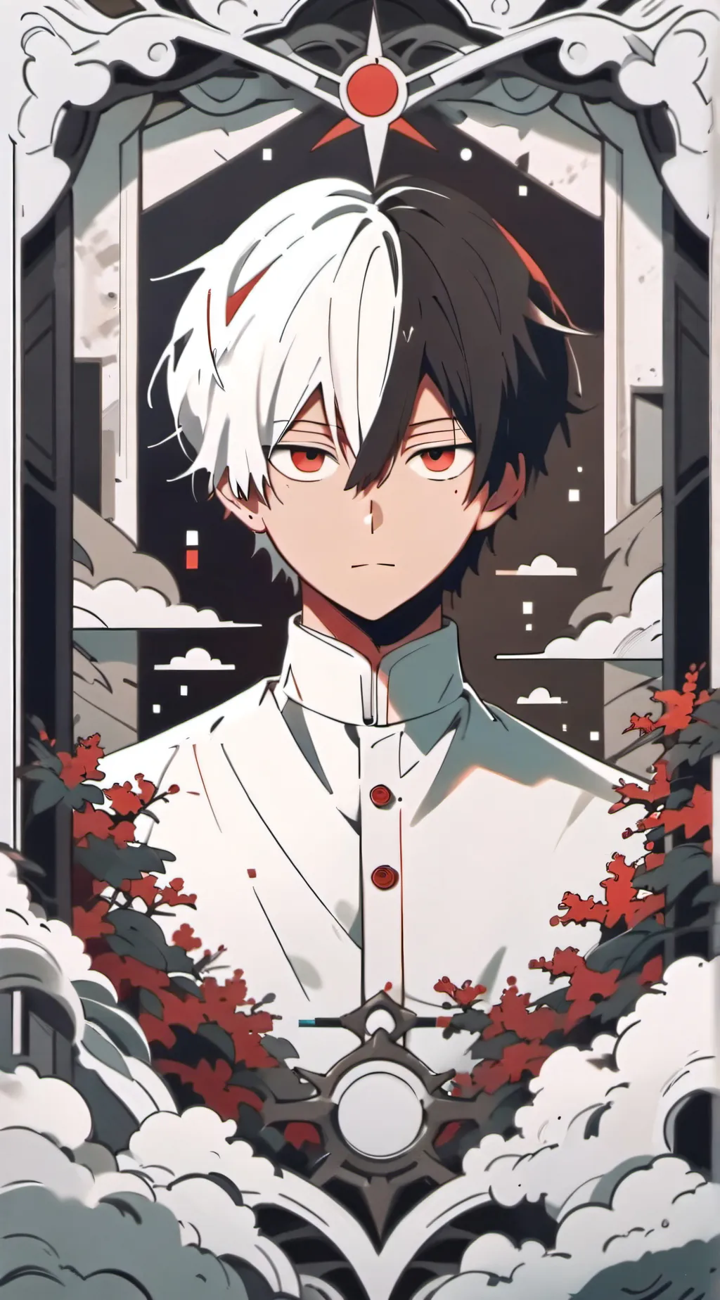 ai character: todoroki  background