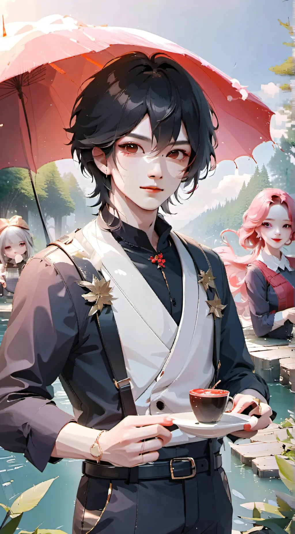 ai character: Olive background