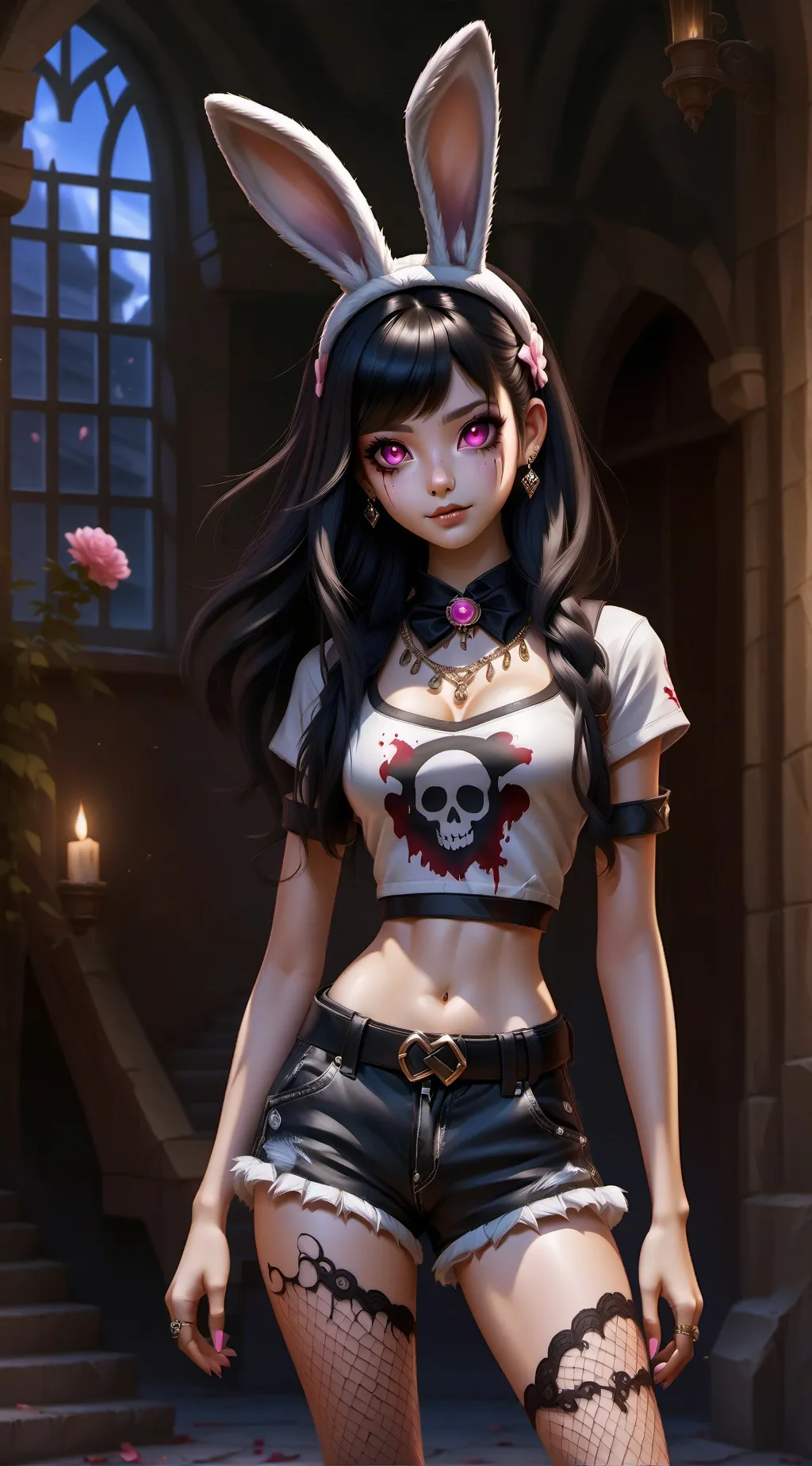 ai character: Alessandra background