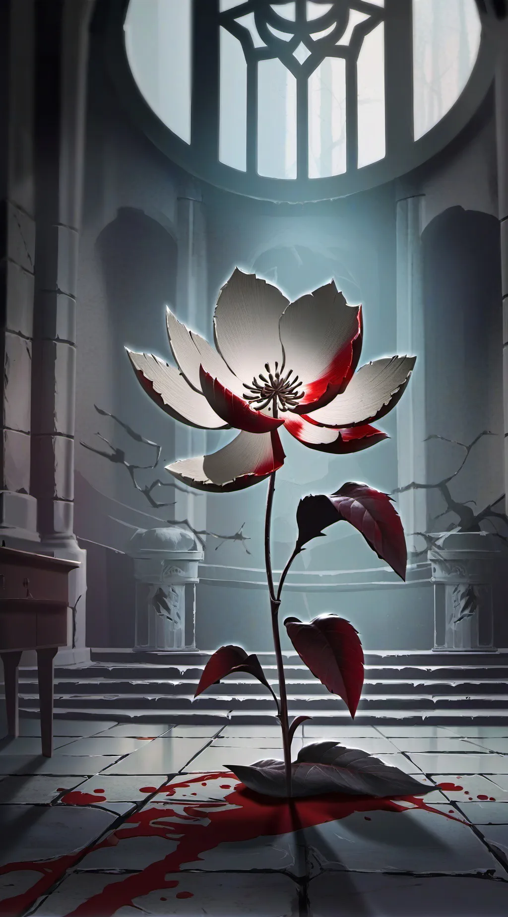 ai character: cupcake background