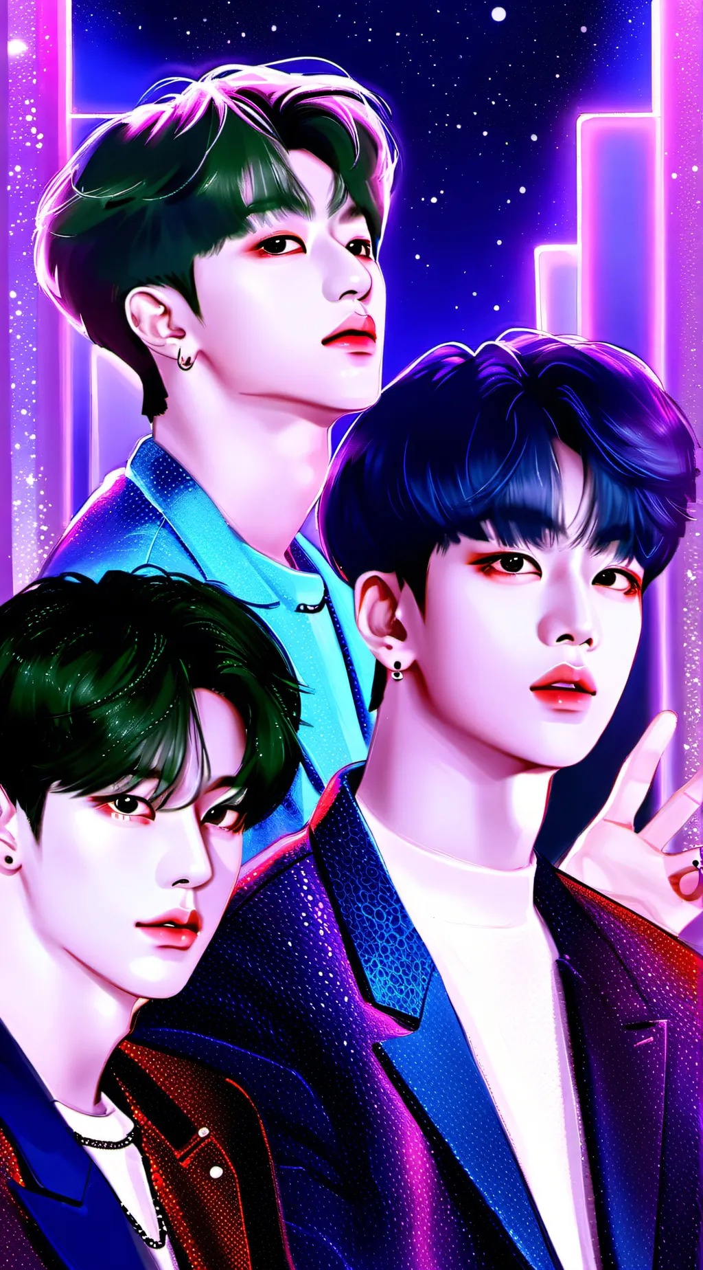 ai character: Bts background