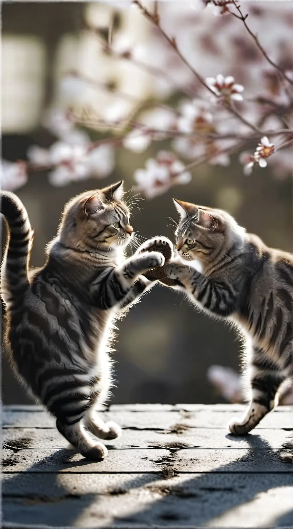 ai character: Cute cats background