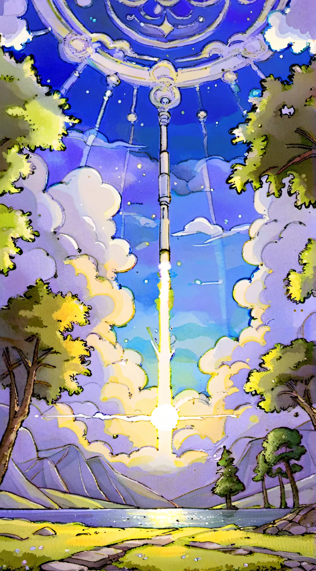 ai character: HH Au Heaven.. background