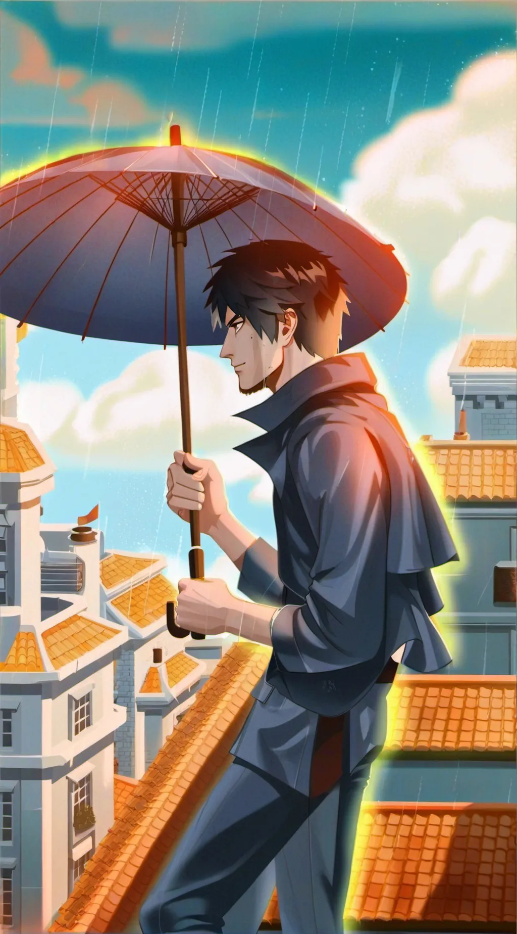 ai character: SPL co. X ninjago background