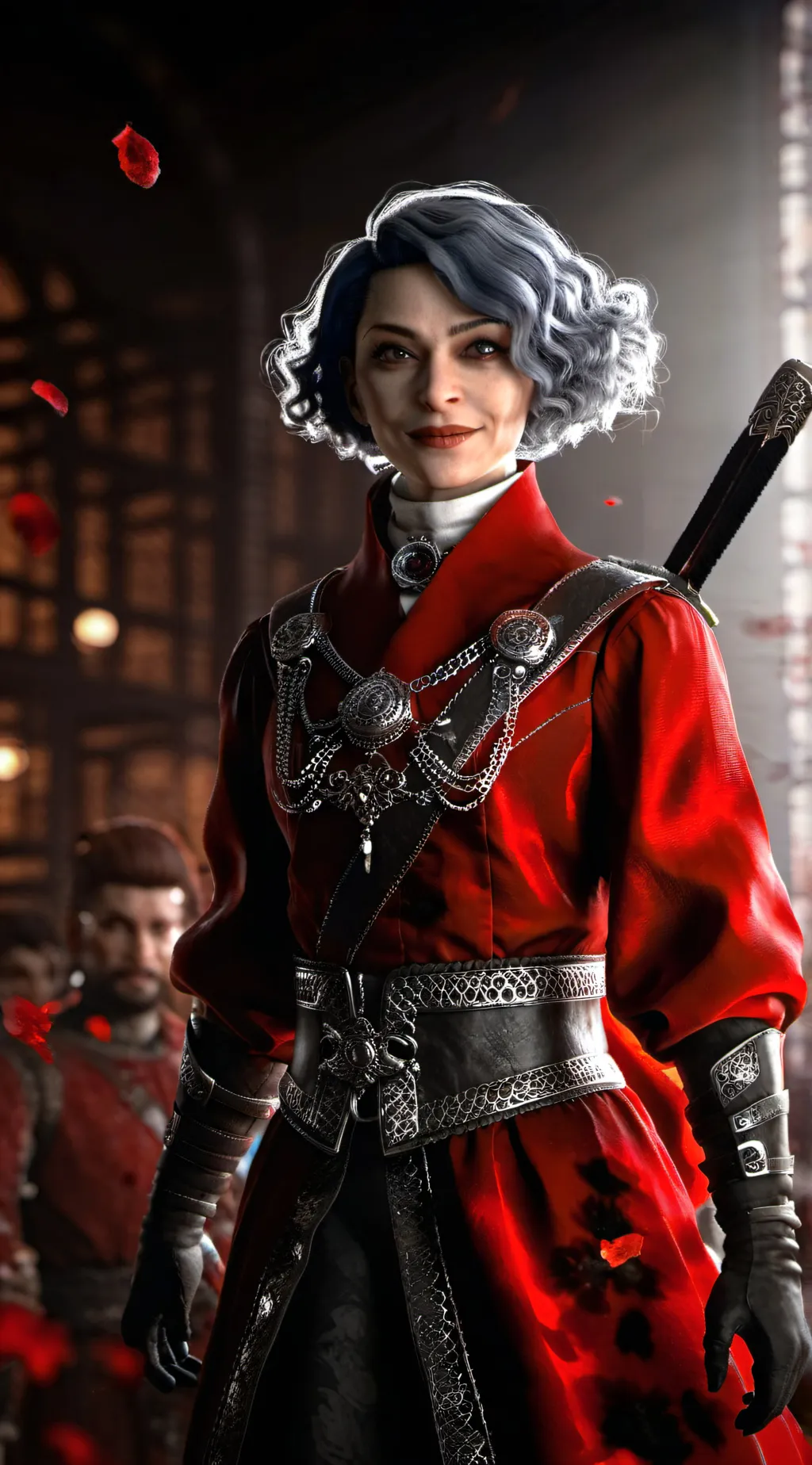 ai character: I'm back background