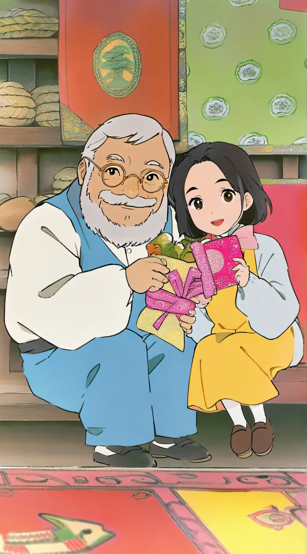 ai character: 露西 background