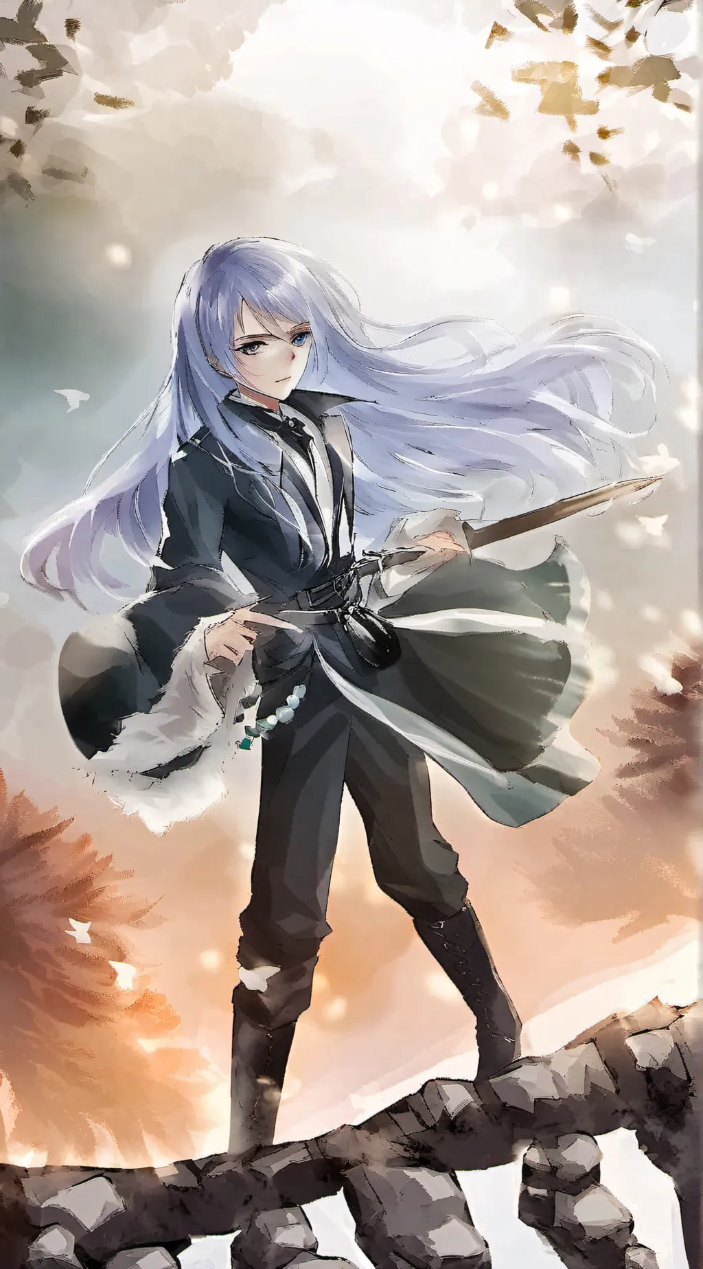 ai character: Roze background