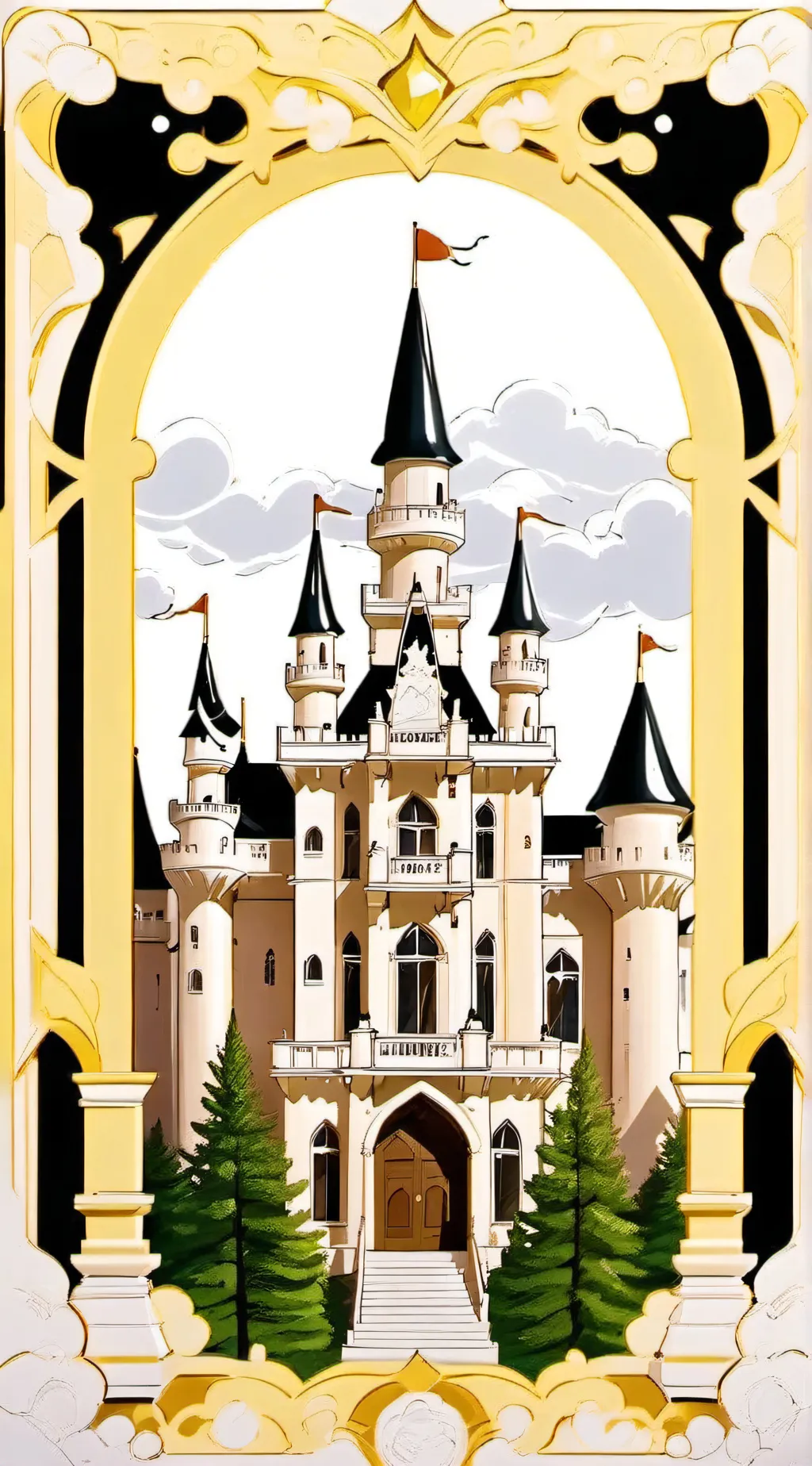 ai character: Hogwarts  background